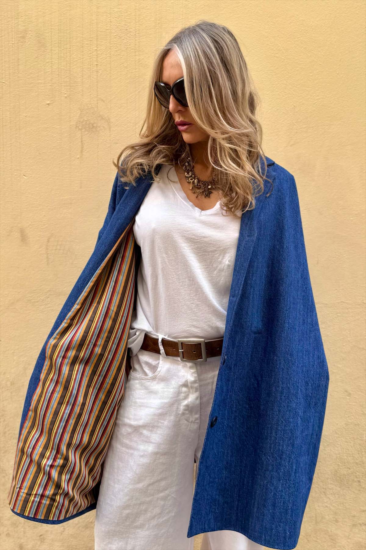 Giacca Kimono Denim