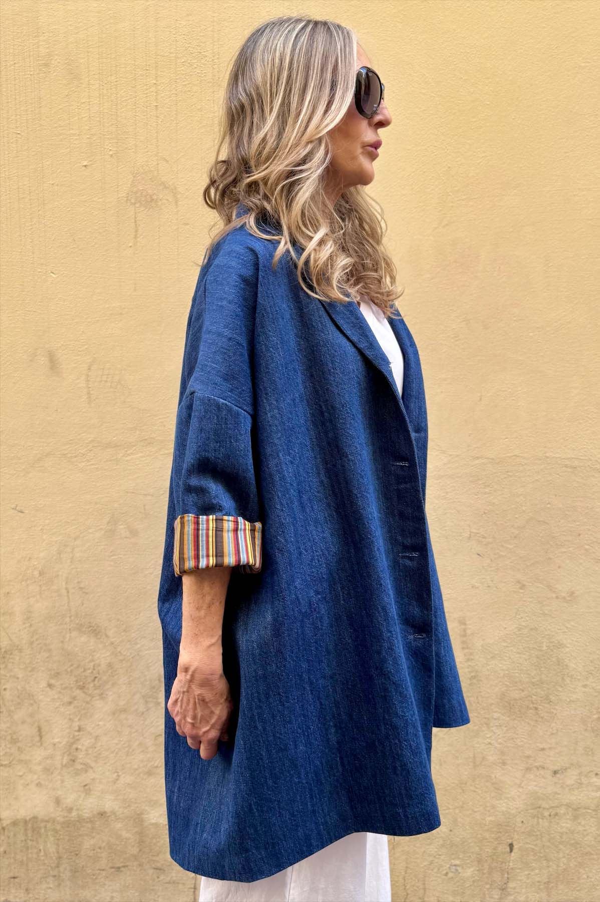 Giacca Kimono Denim