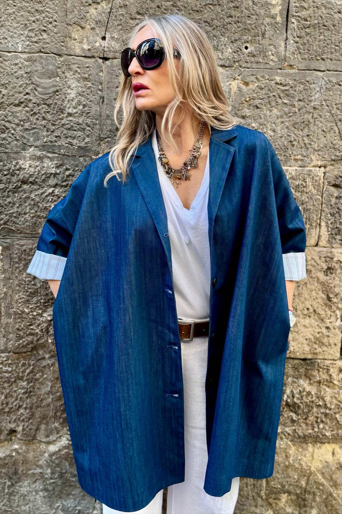 Giacca Kimono Jeans