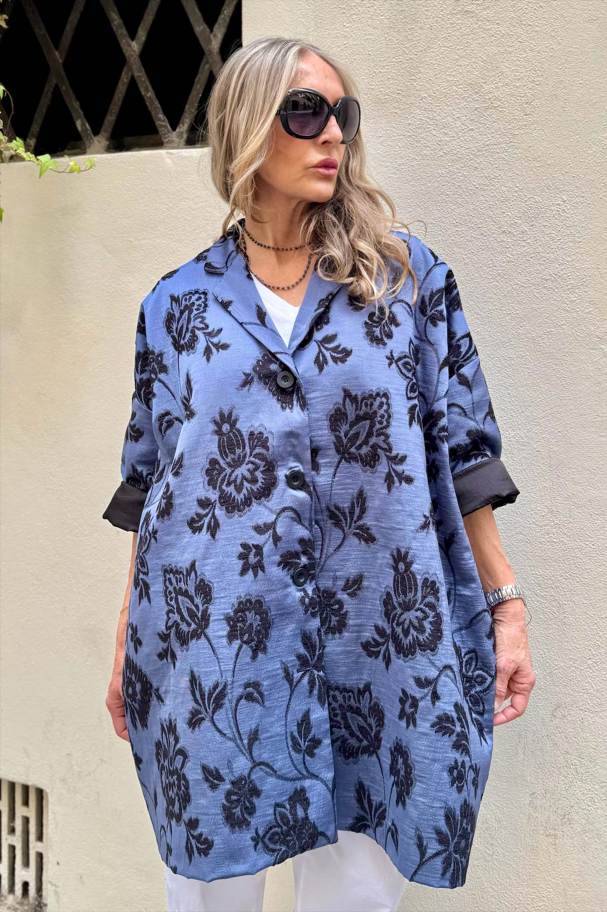 Giacca Kimono Damascato