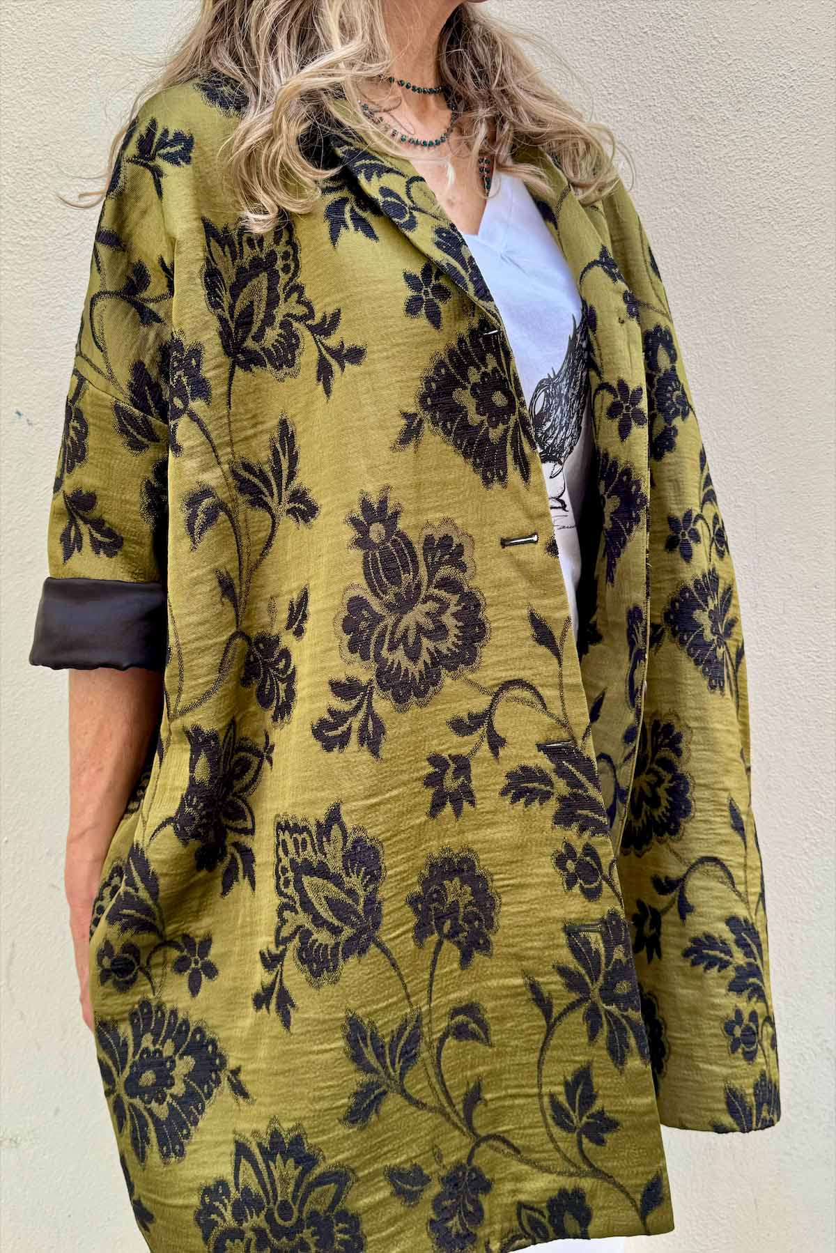 Giacca Kimono Damascato
