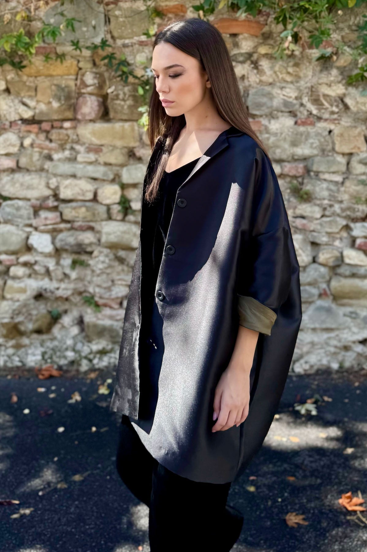 Giacca Kimono Nera