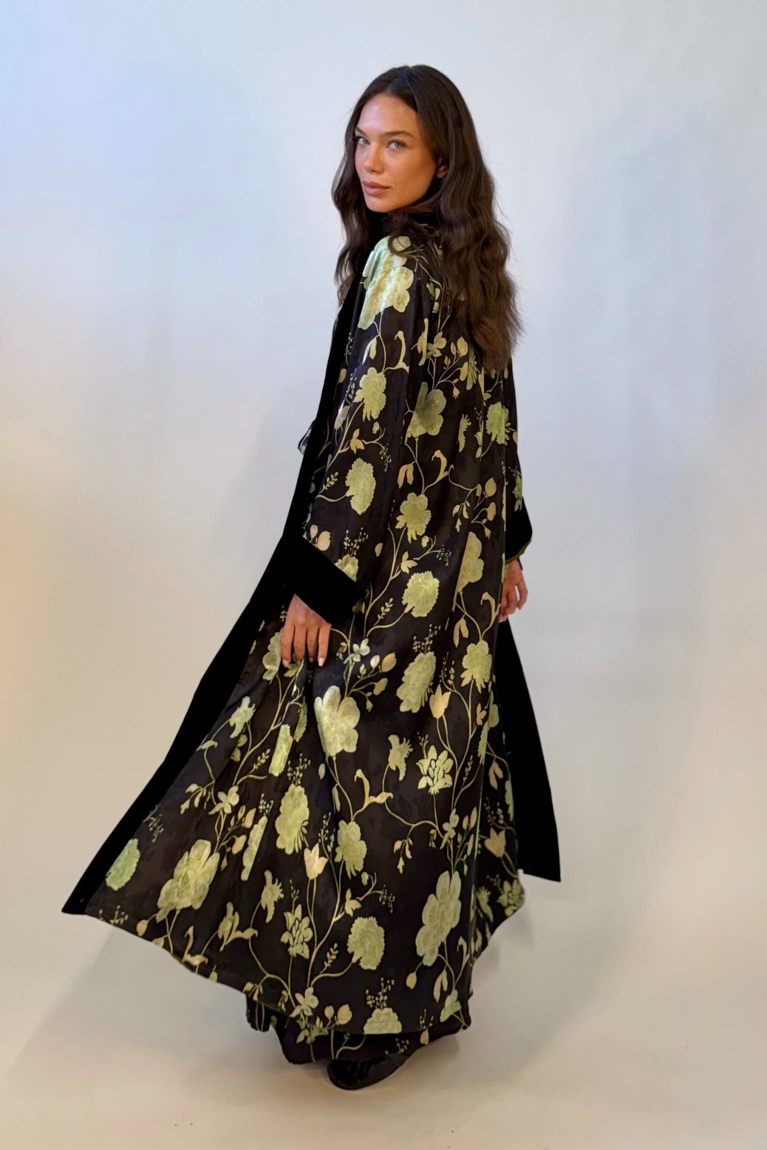 Kimono Lungo Jacquard