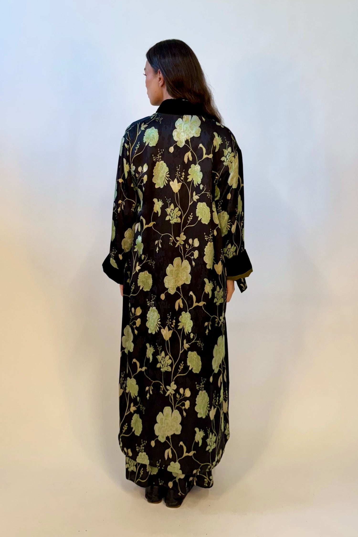 Kimono Lungo Jacquard