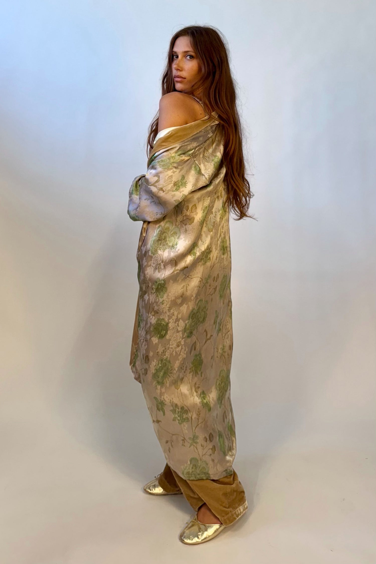 Kimono Lungo Jacquard