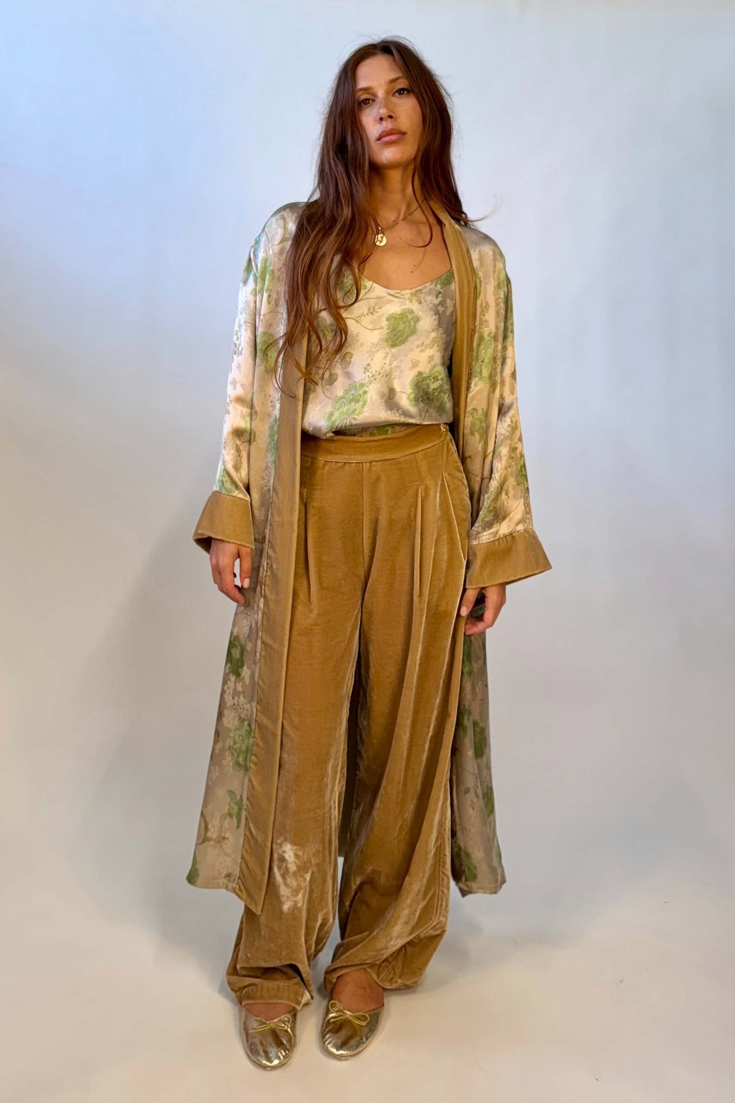 Kimono Lungo Jacquard