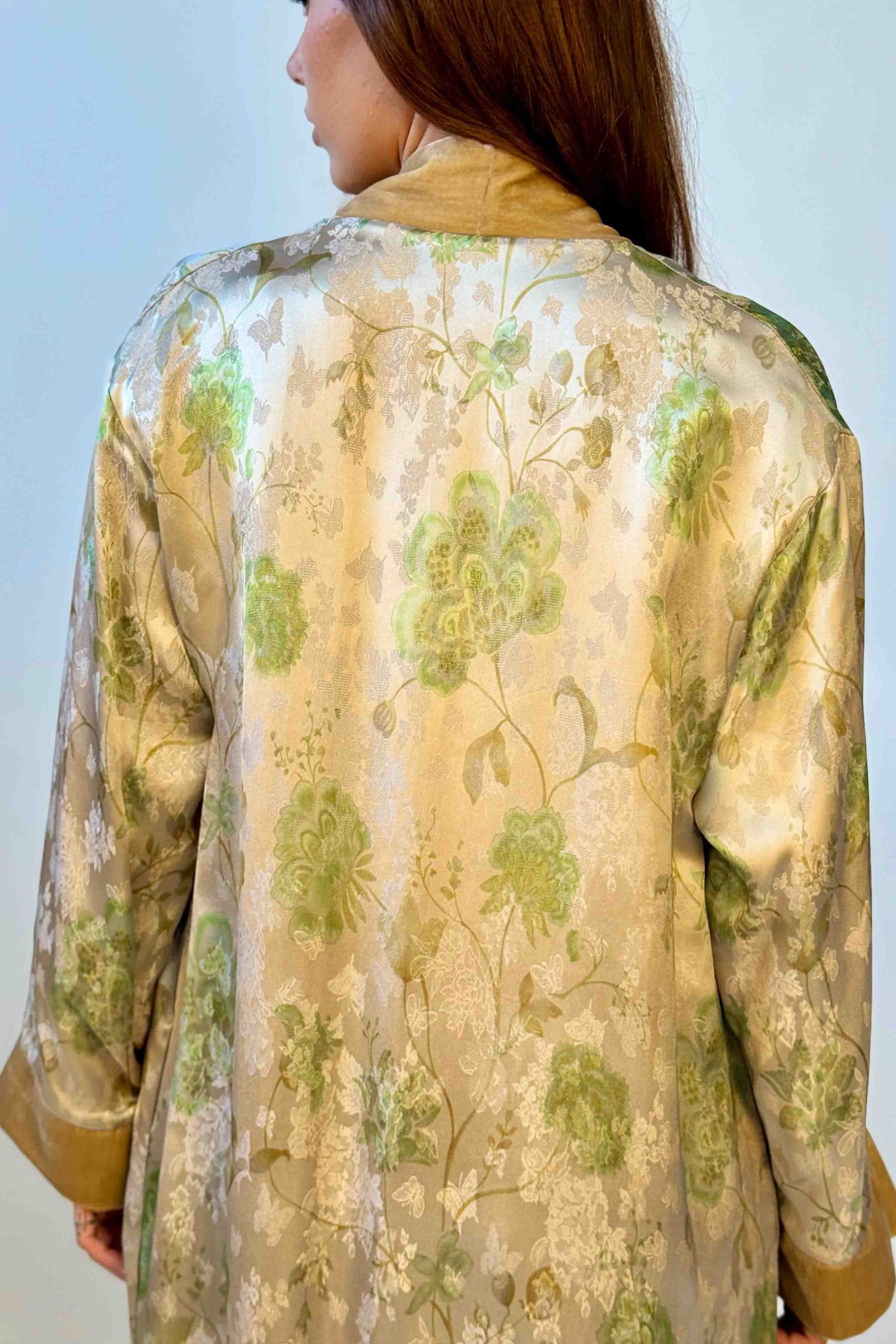 Kimono Lungo Jacquard