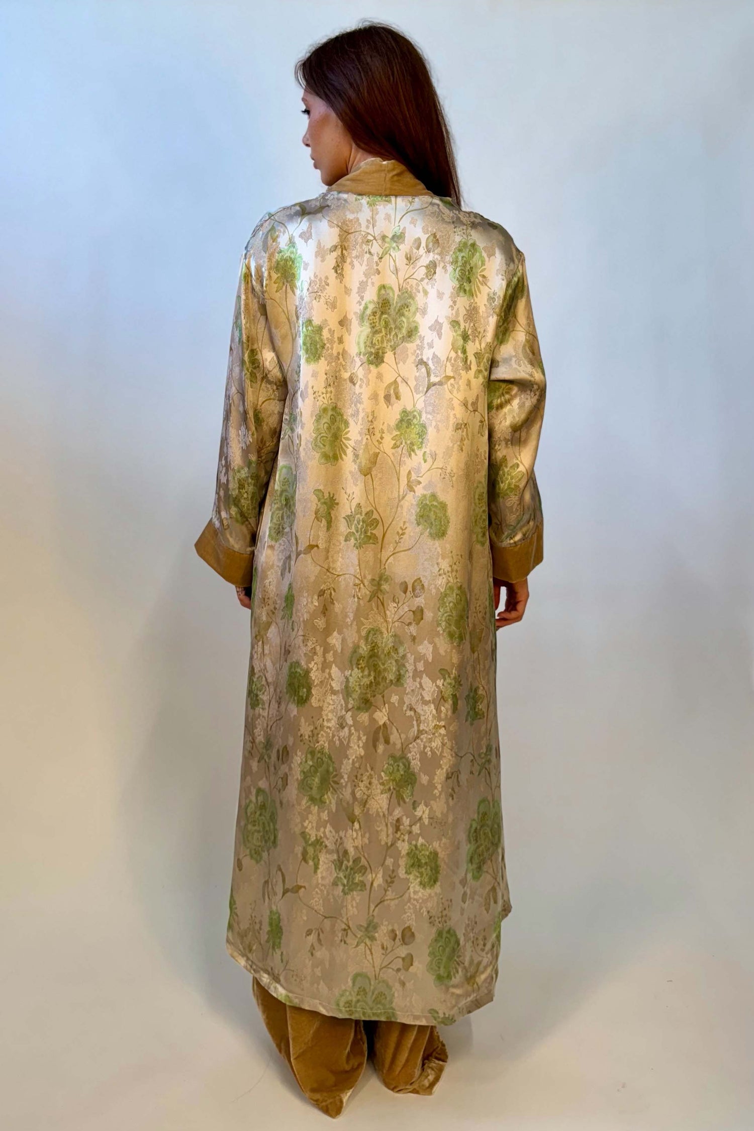 Kimono Lungo Jacquard