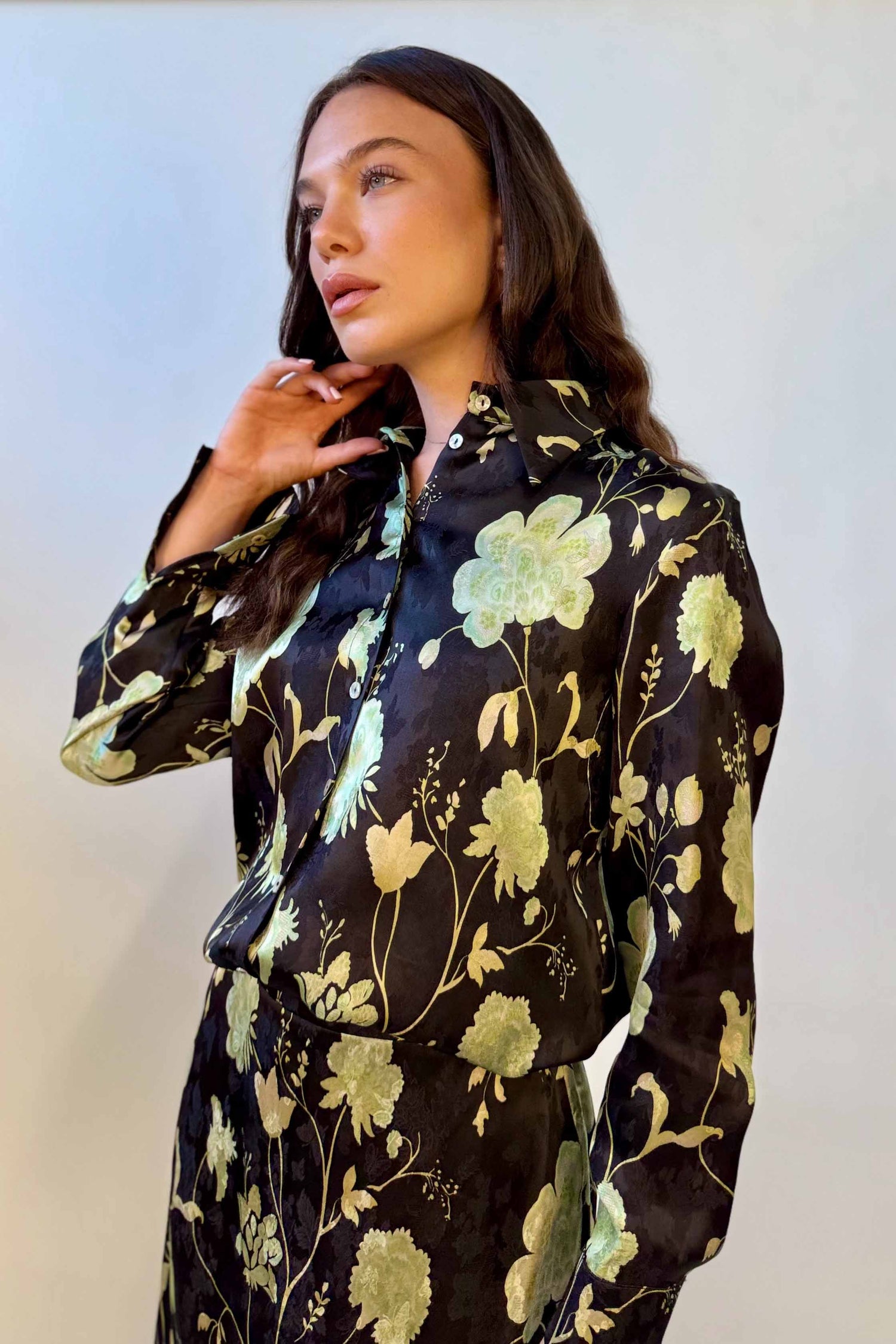 Camicia tessuto Jaquard