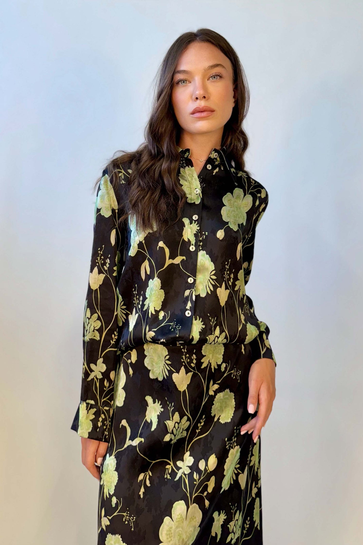 Camicia tessuto Jaquard