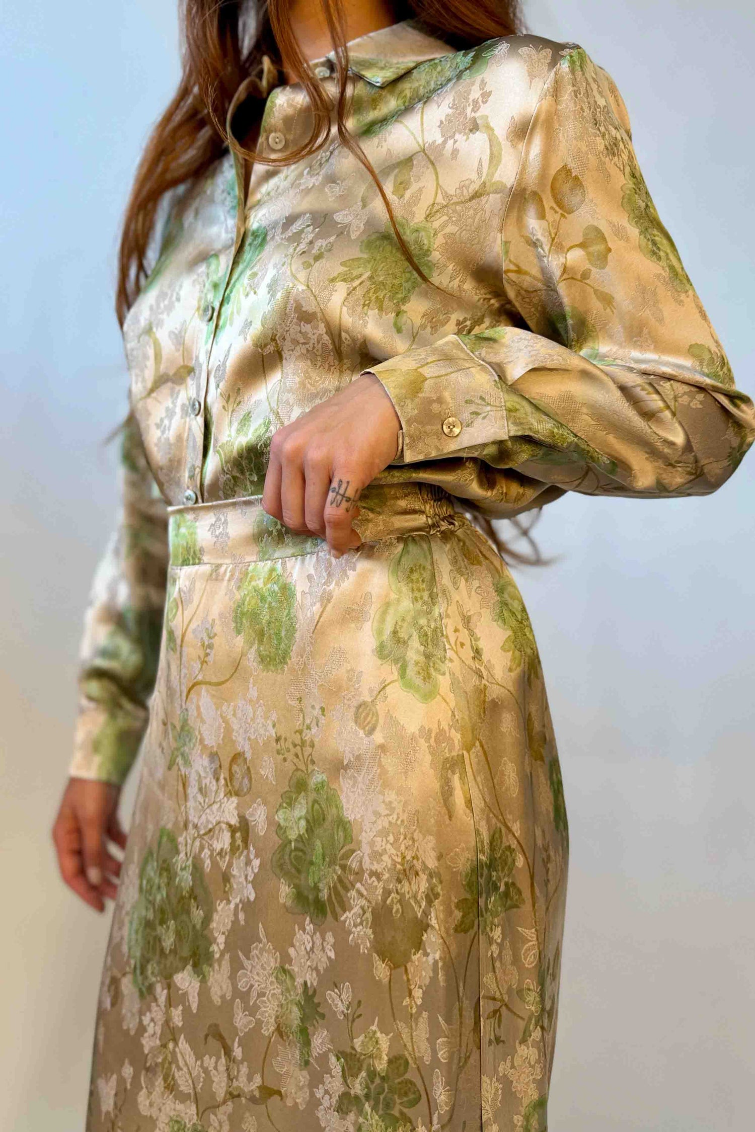 Gonna Longuette Jaquard