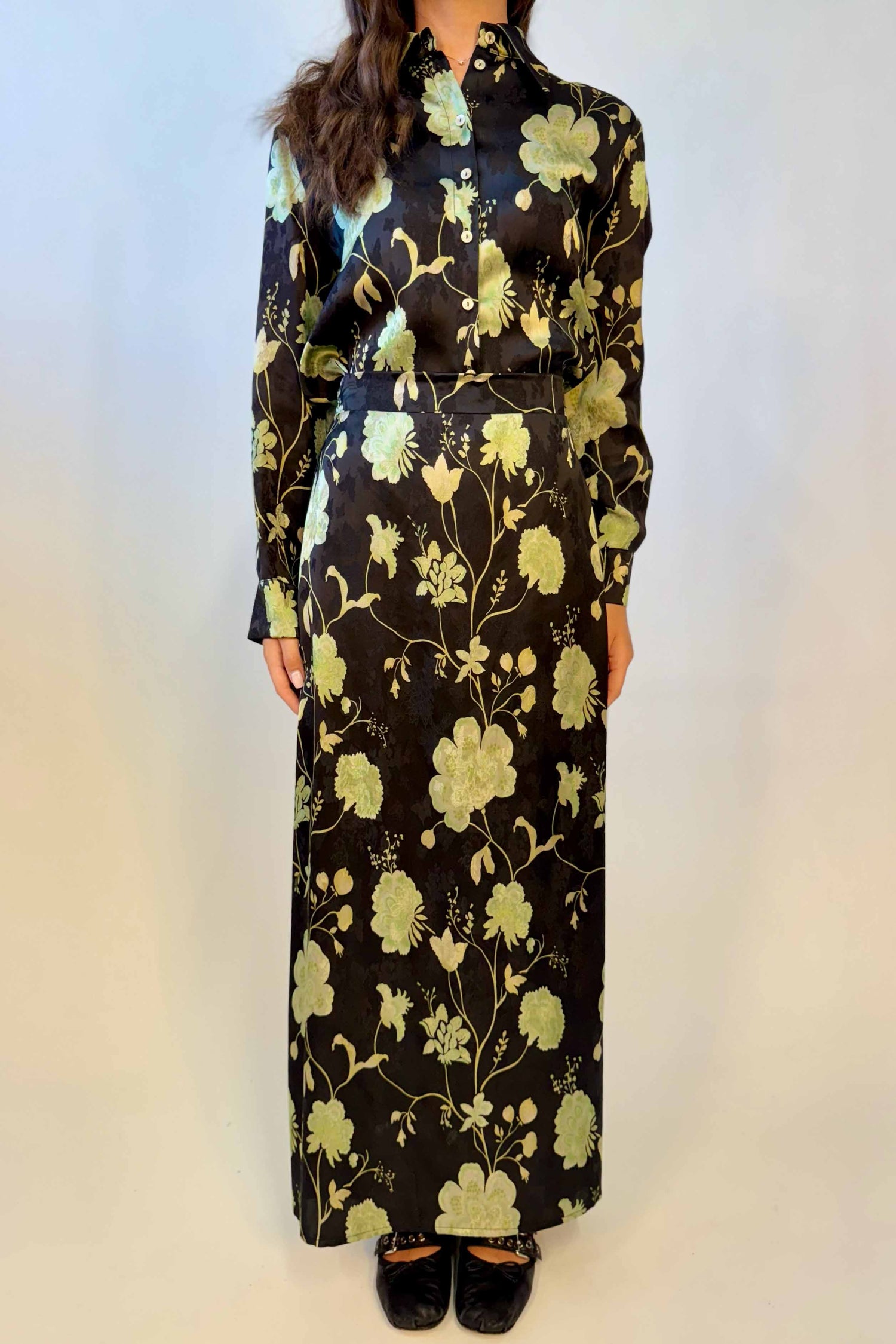 Gonna Longuette Jaquard