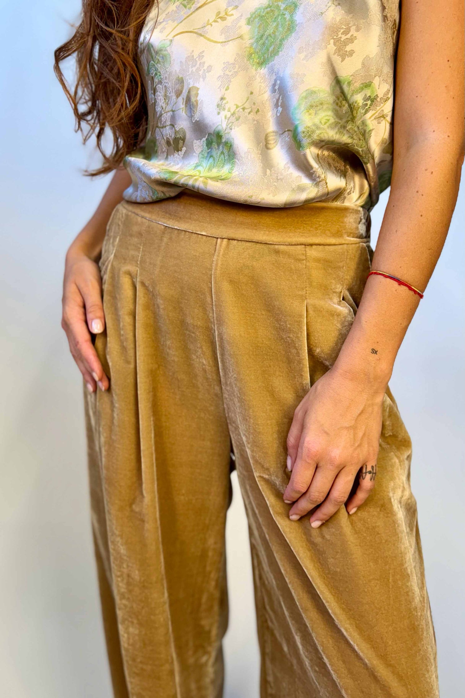 Pantalone Velluto Liscio