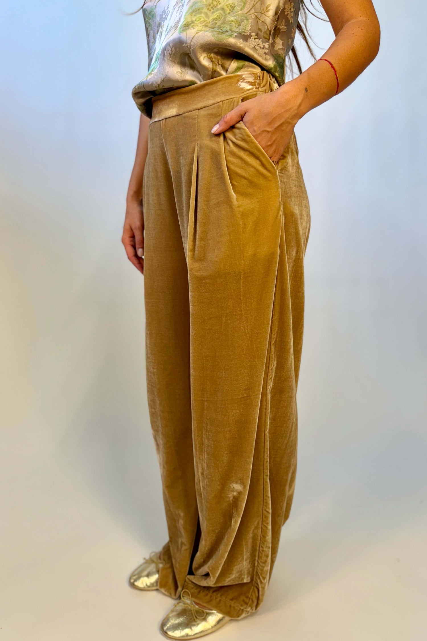Pantalone Velluto Liscio