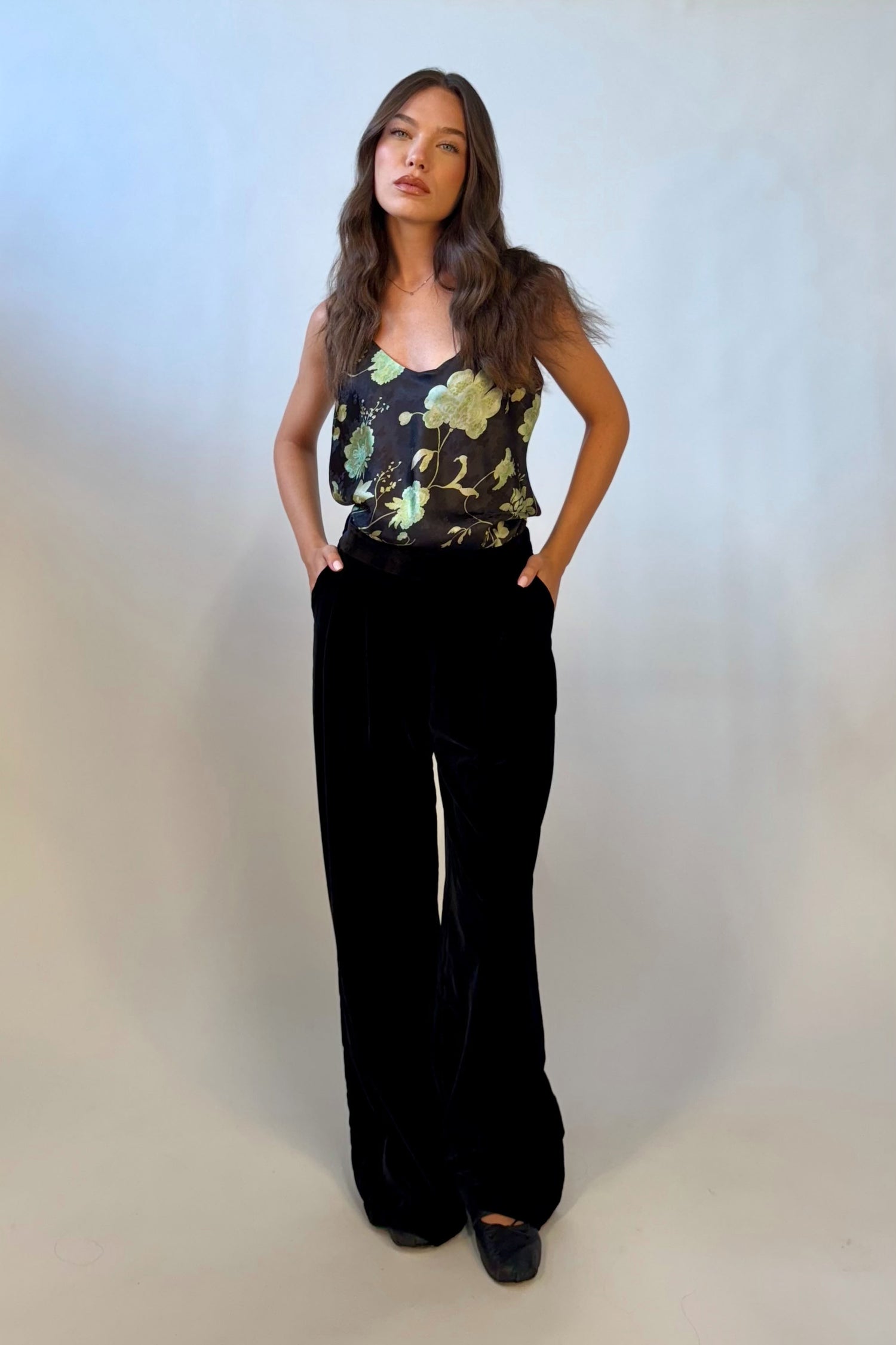 Pantalone Velluto Liscio