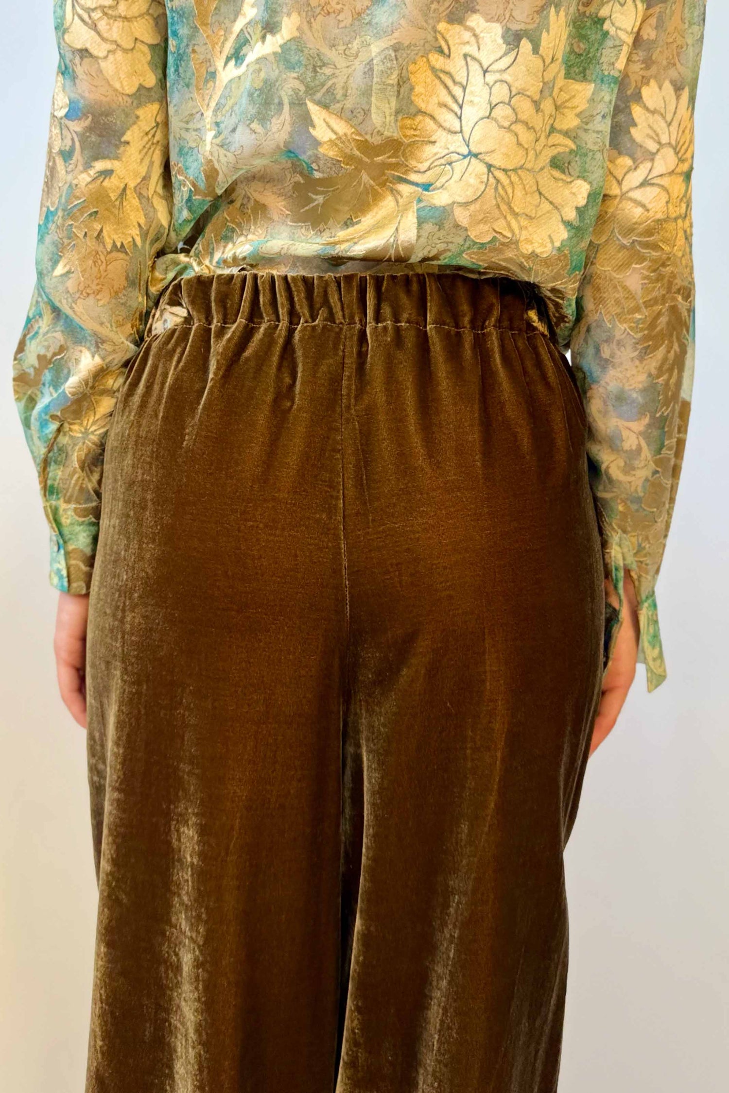 Pantalone Velluto Liscio