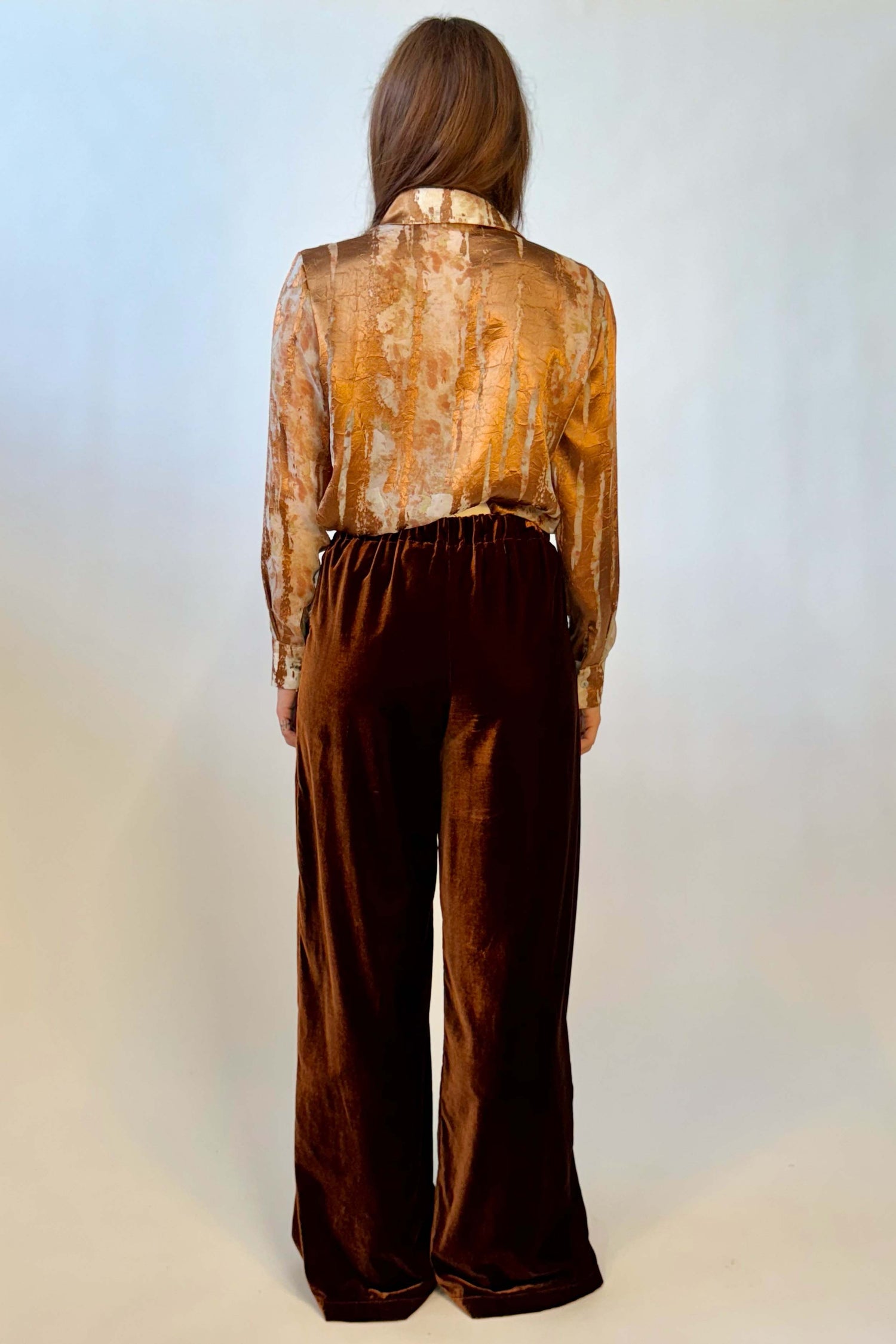 Pantalone Velluto Liscio