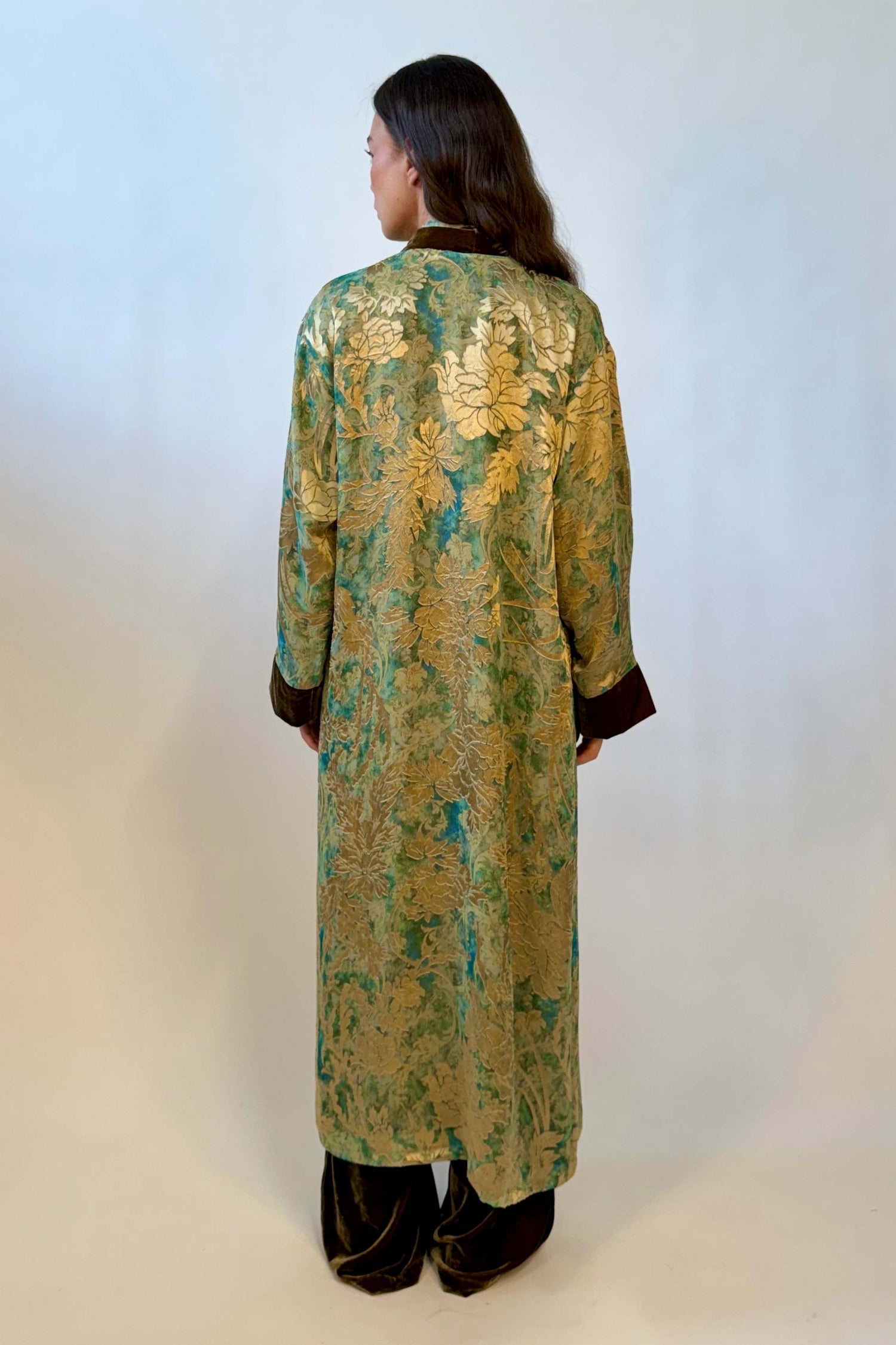 Kimono Extra Lungo Velluto Devoré