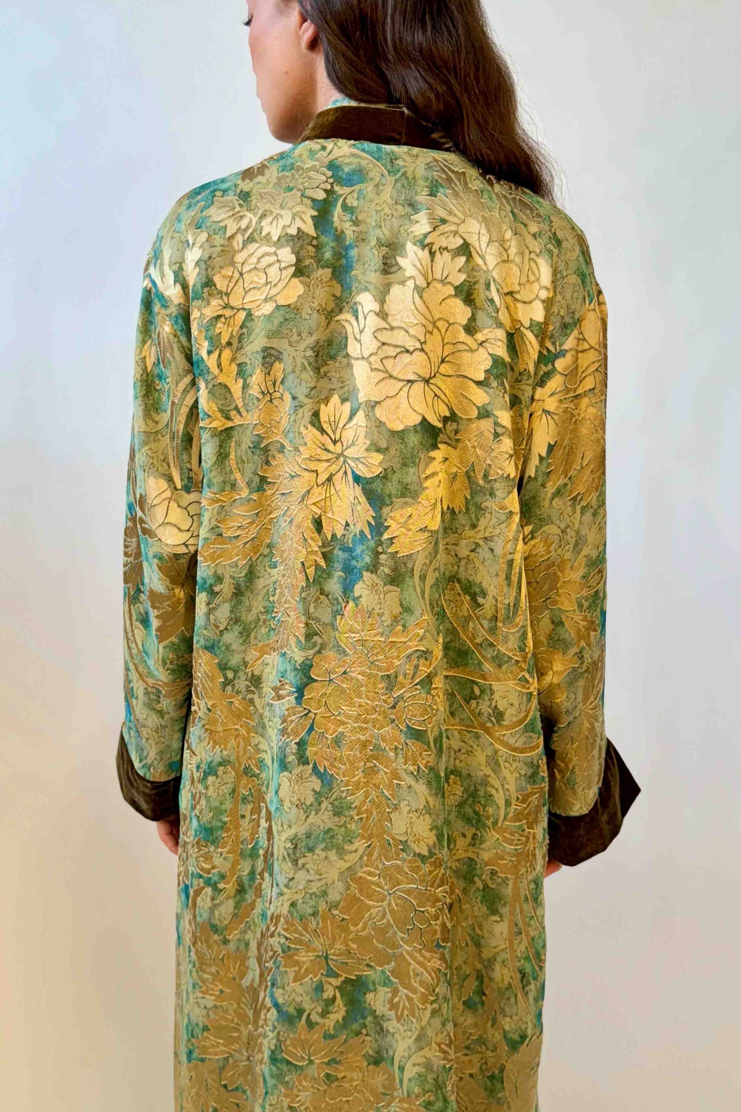 Kimono Extra Lungo Velluto Devoré