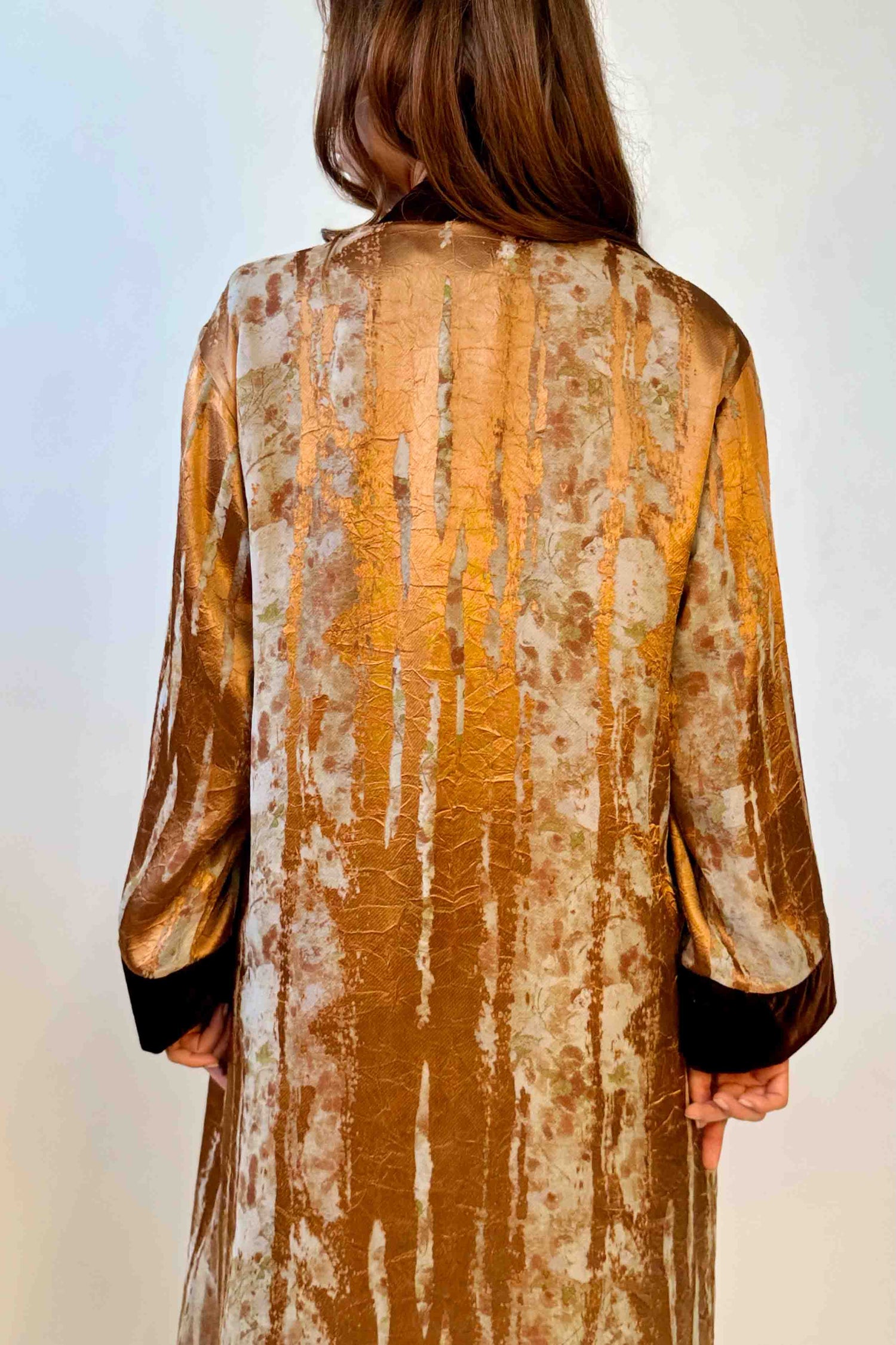 Kimono Extra Lungo Velluto Devoré