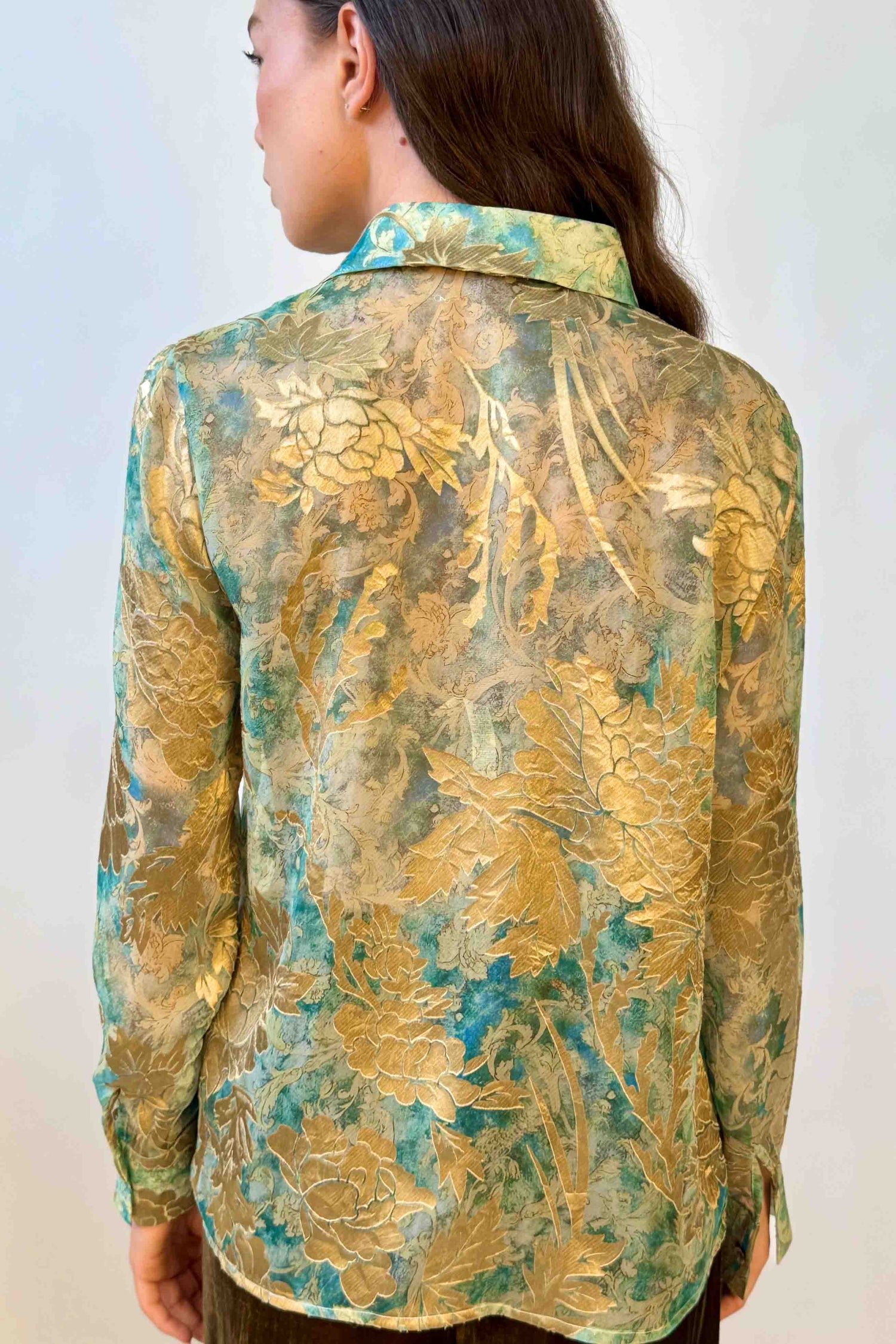 Camicia Tessuto Devoré