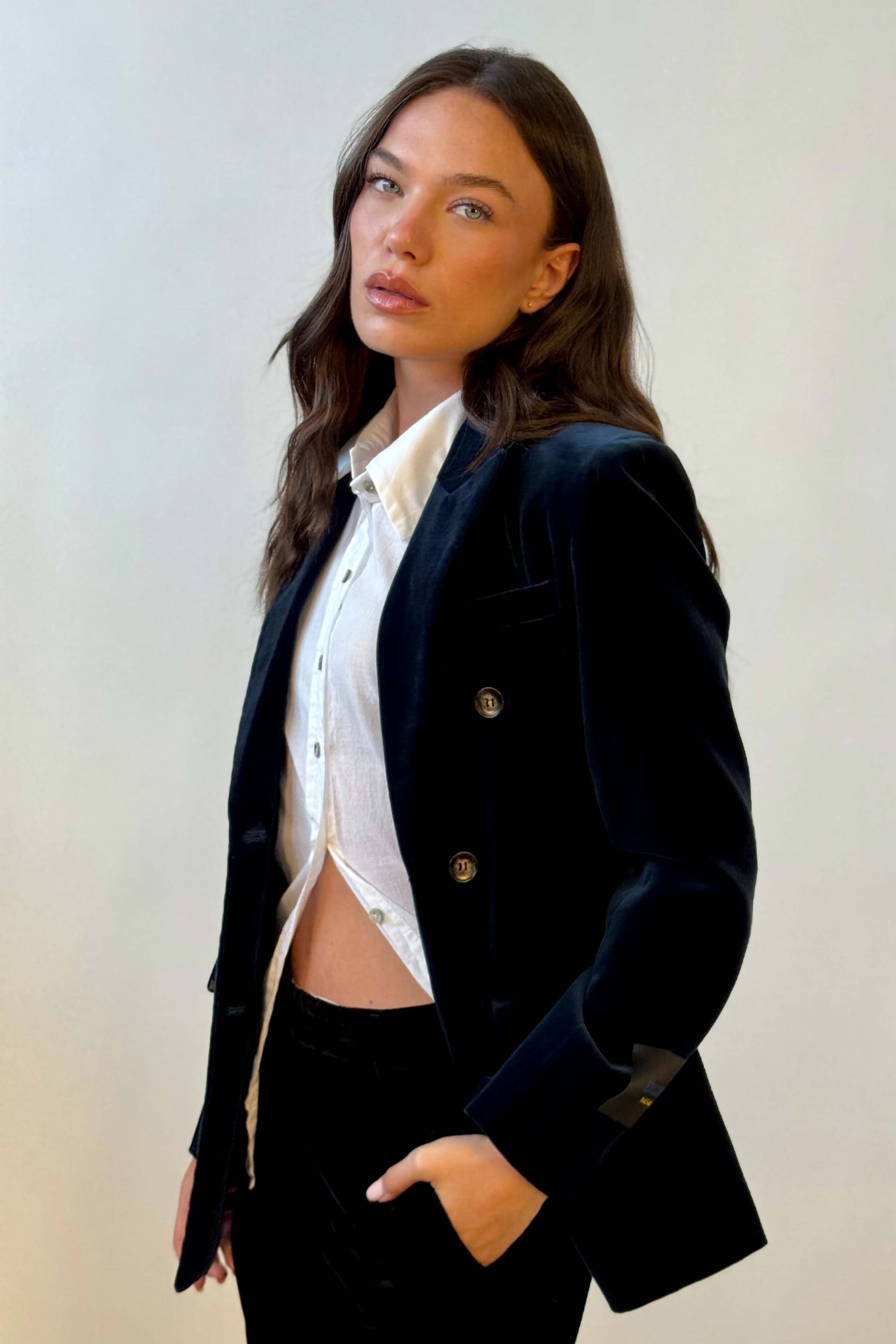 Blazer Fustagno Doppiopetto