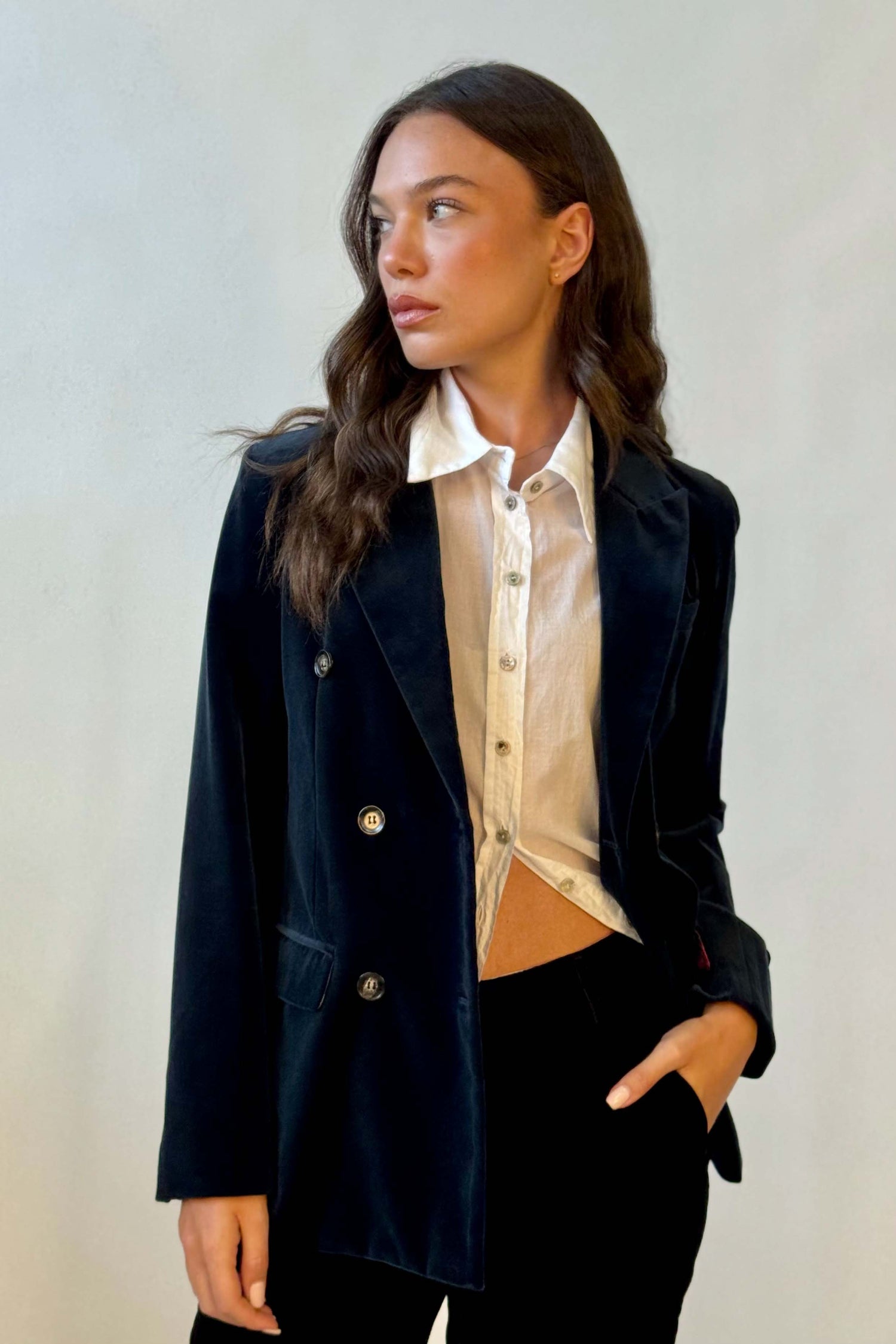 Blazer Fustagno Doppiopetto