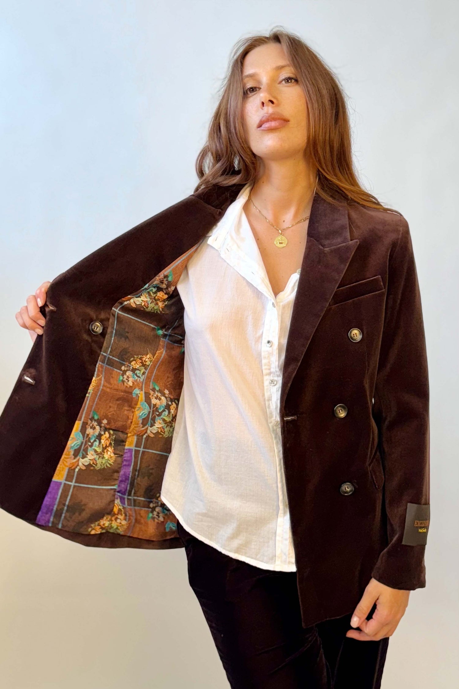 Blazer Fustagno Doppiopetto