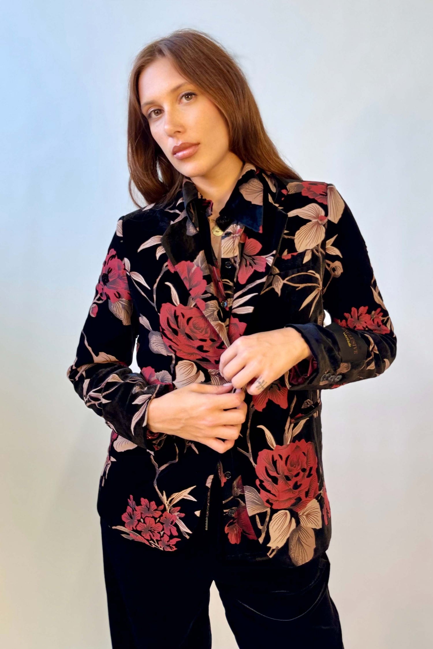 Blazer Velluto Devoré