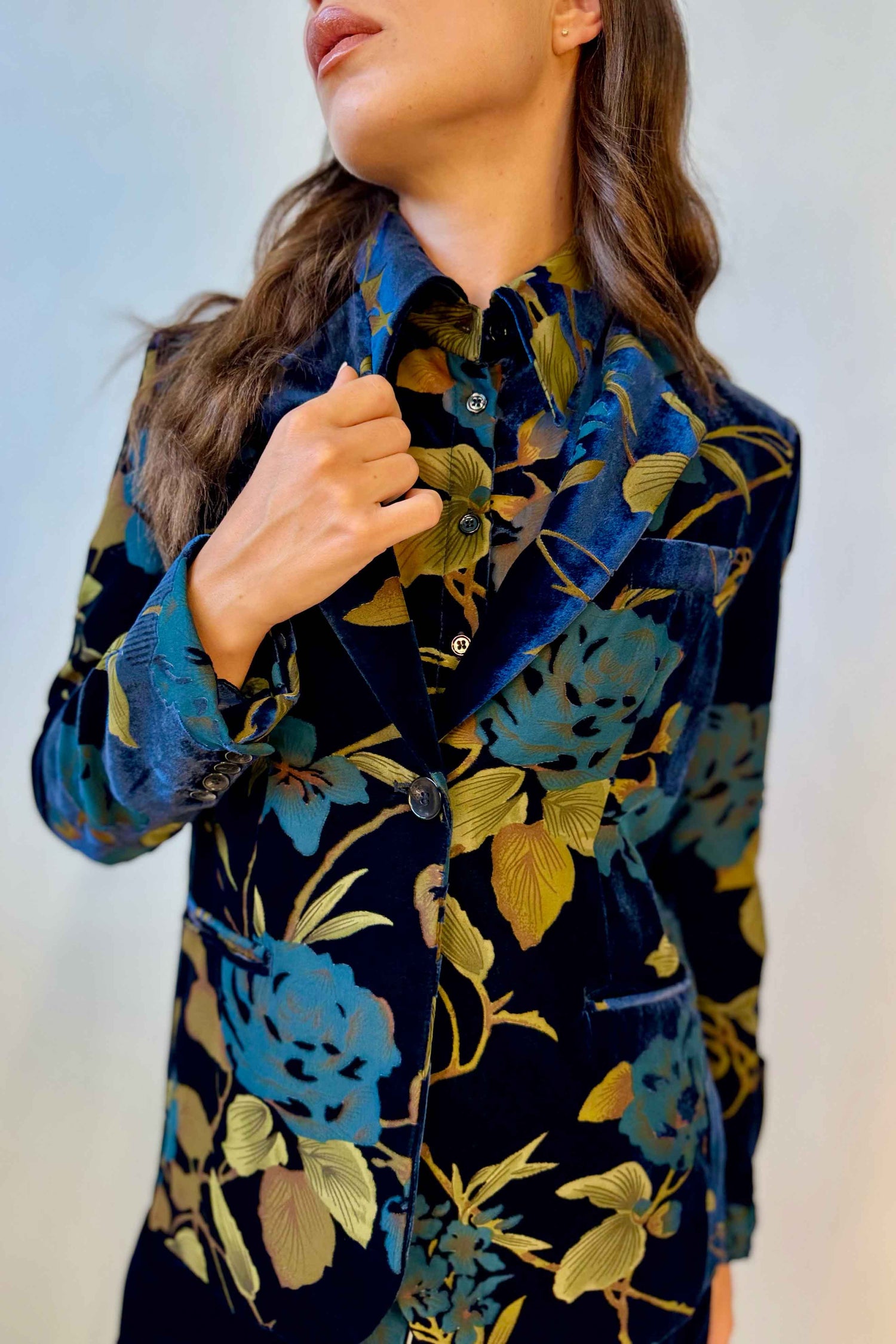 Blazer Velluto Devoré