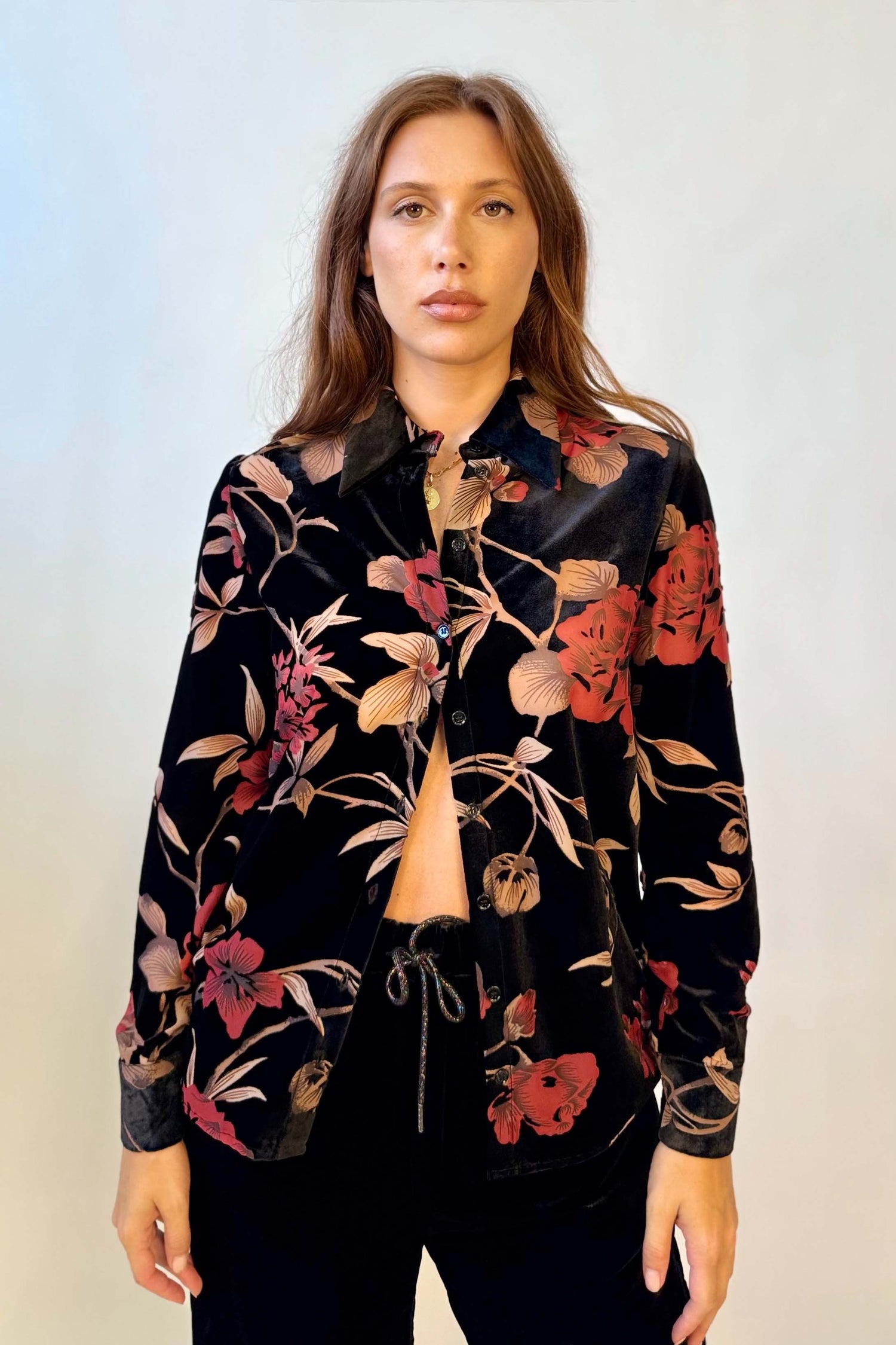 Camicia Velluto Devoré