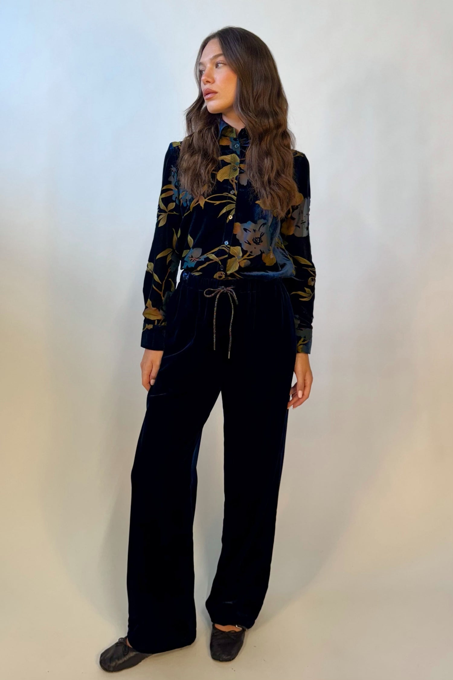 Pantalone Velluto diritto Coulisse