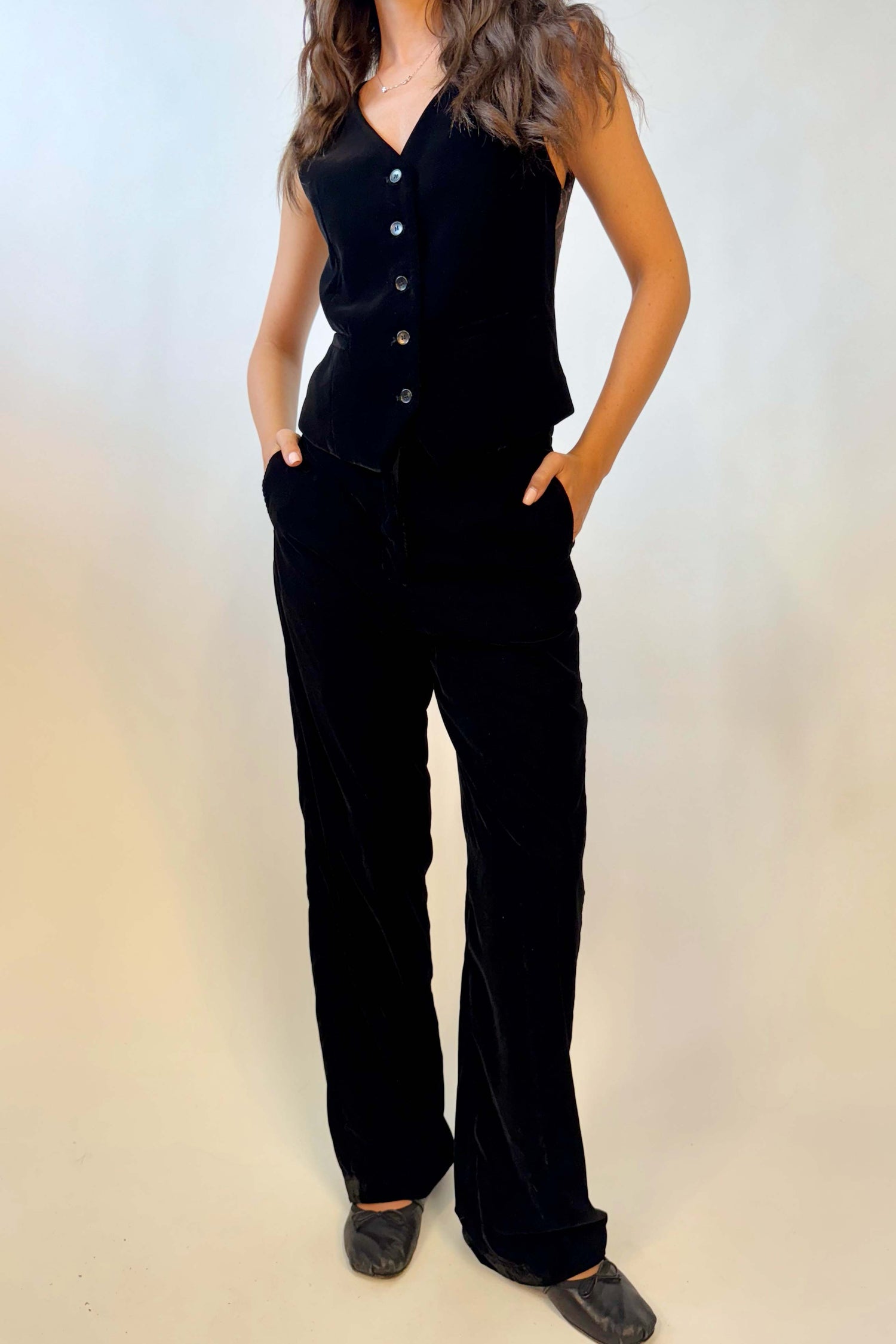 Pantalone Velluto a Completo