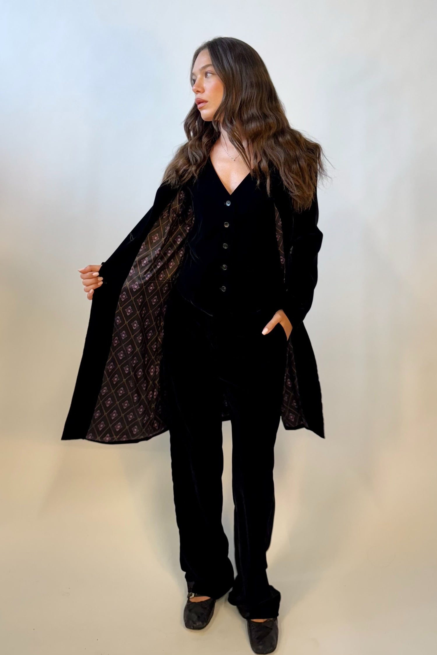 Pantalone Velluto a Completo