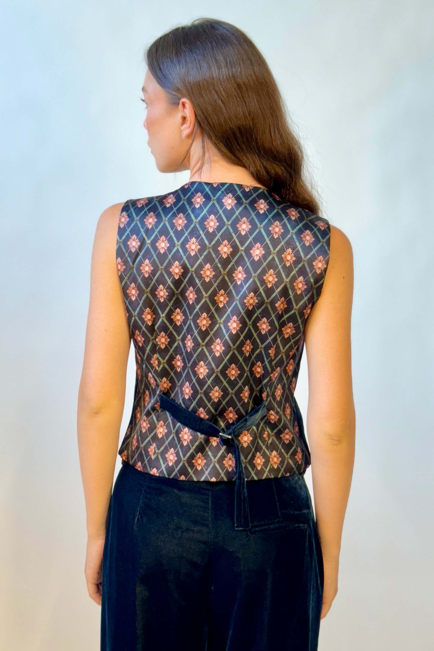 Gilet Velluto Liscio a Completo