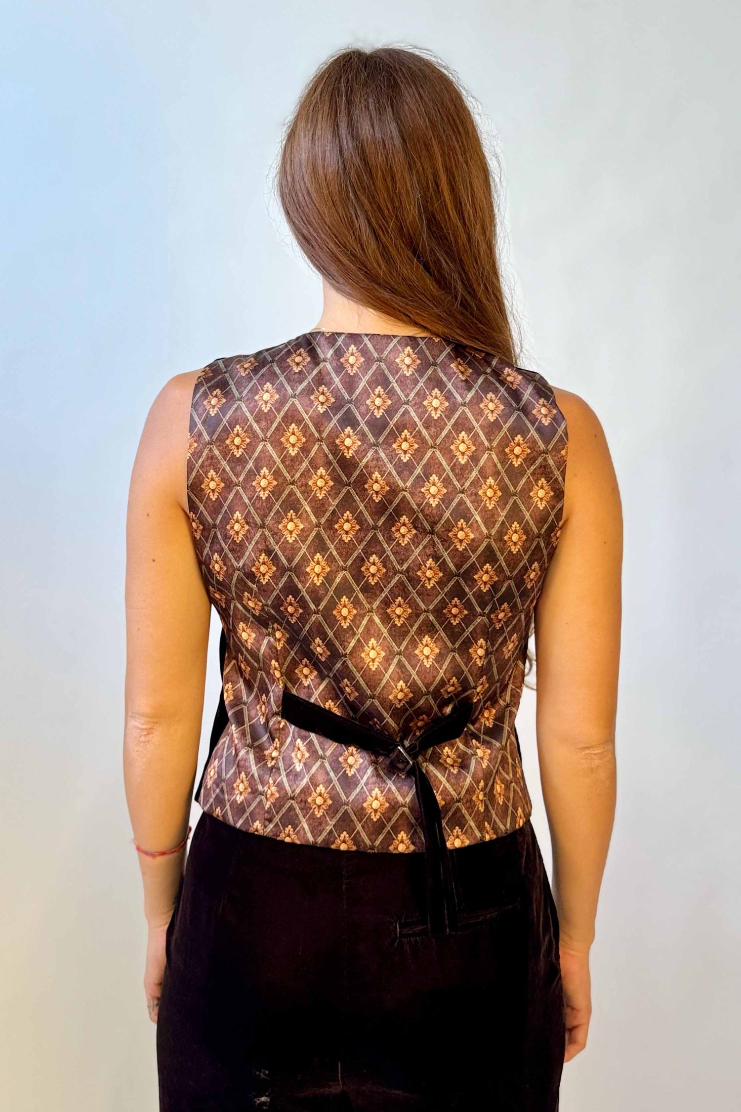 Gilet Velluto Liscio a Completo