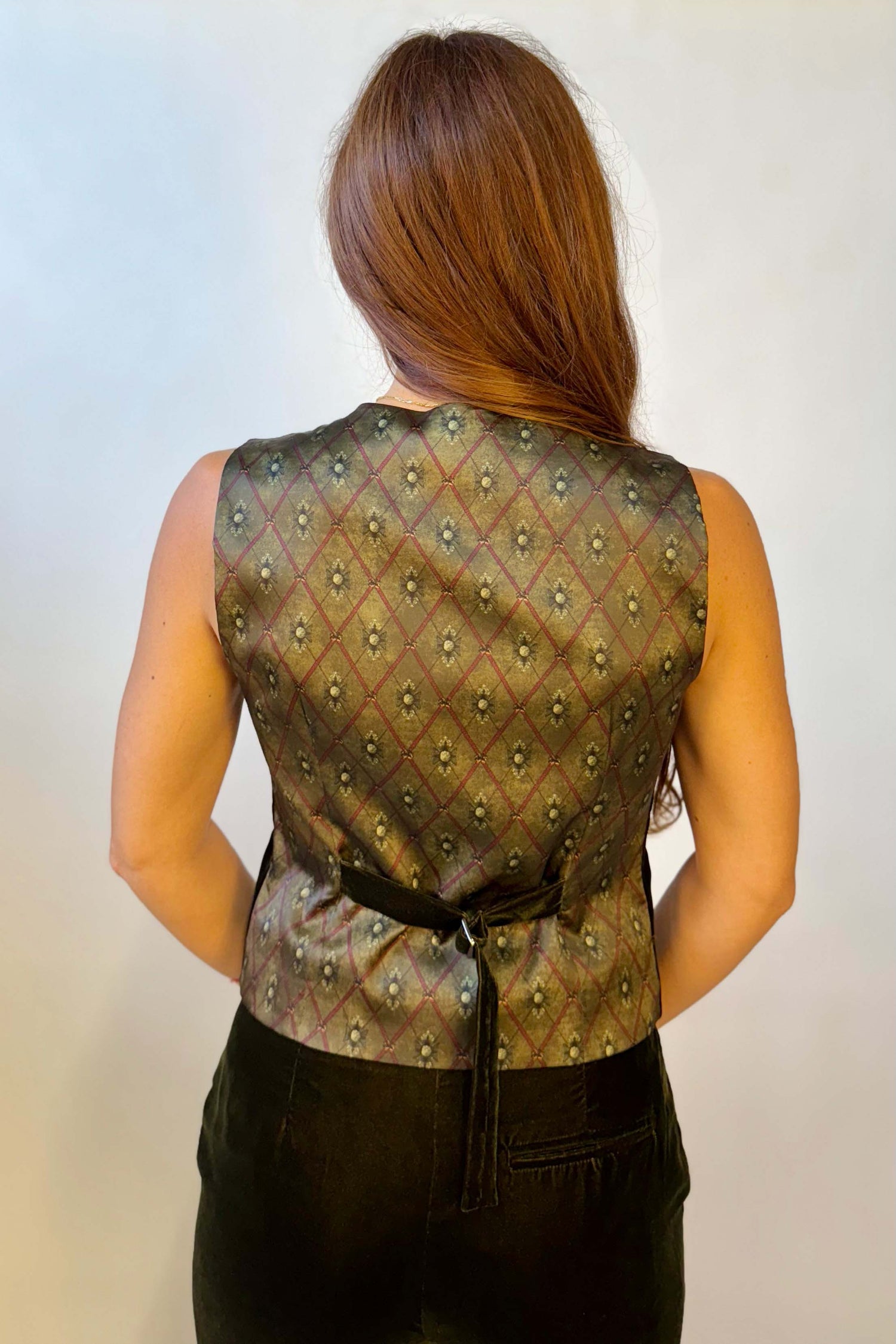 Gilet Velluto Liscio a Completo