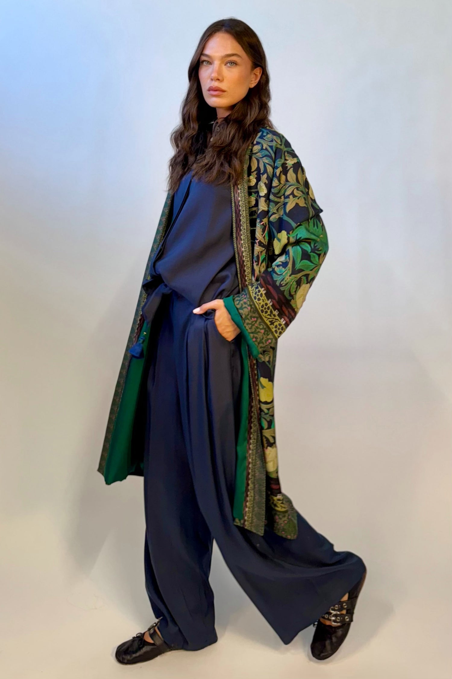 Kimono Medio Viscosa