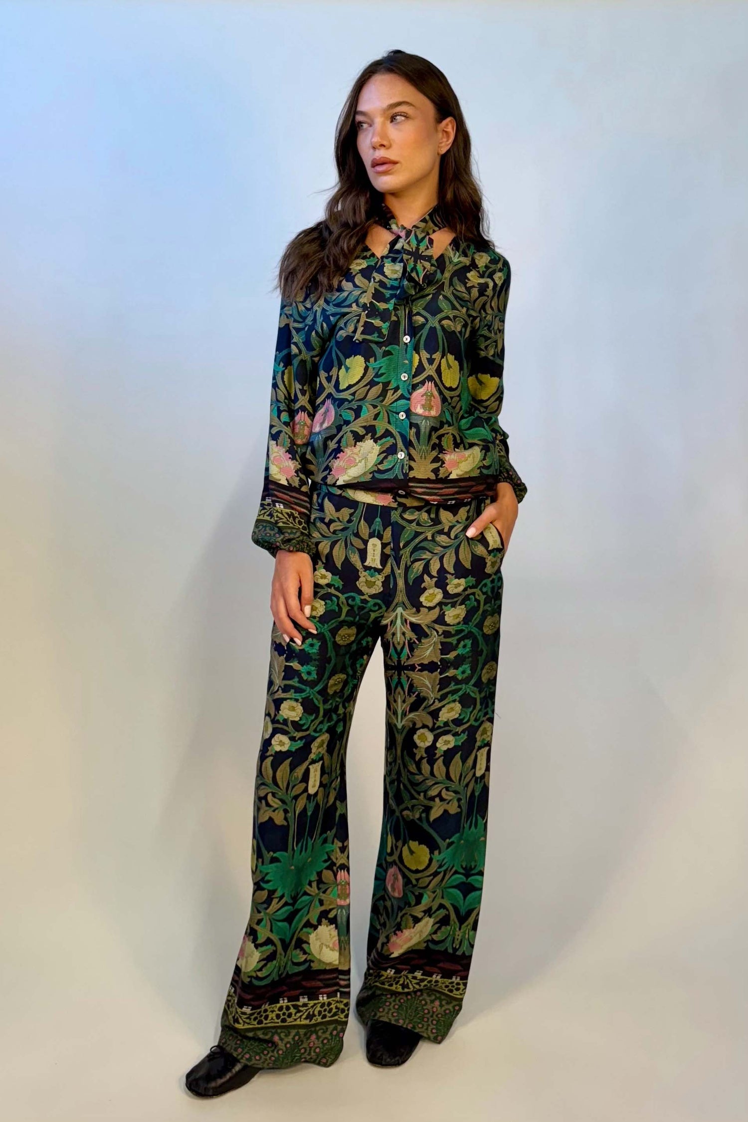 Pantalone Viscosa Fantasia