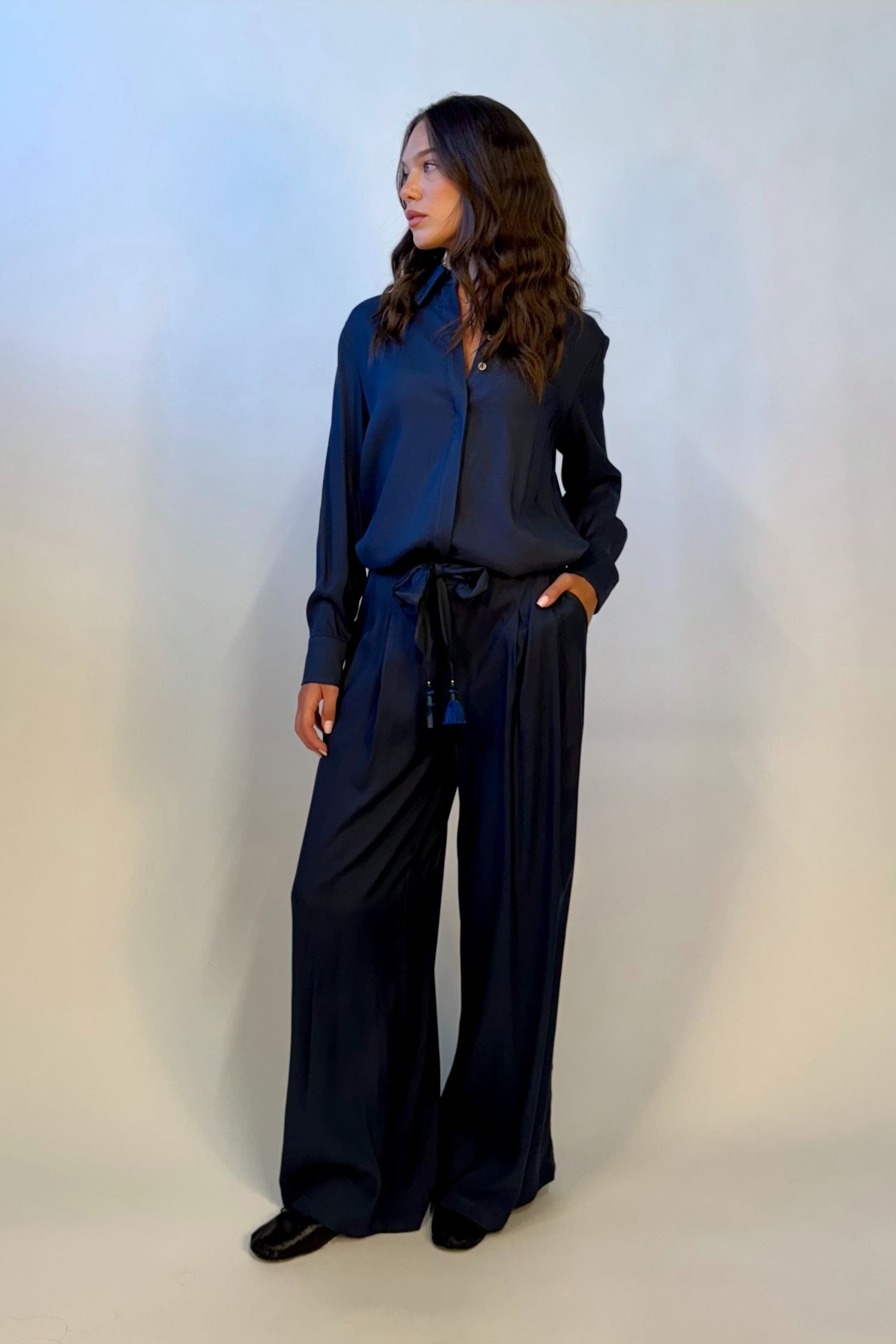 Pantalone Viscosa Tinta Unita