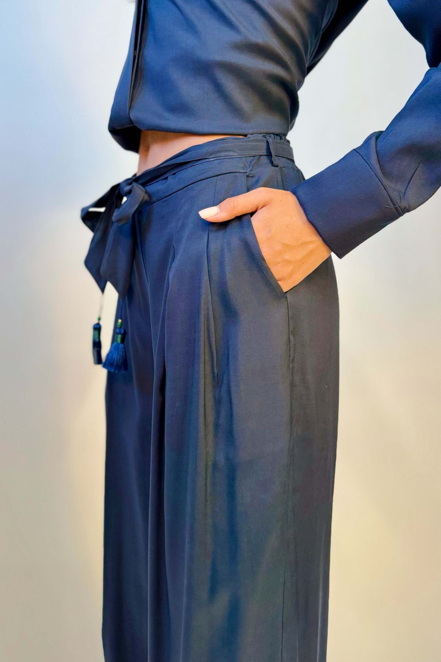 Pantalone Viscosa Tinta Unita