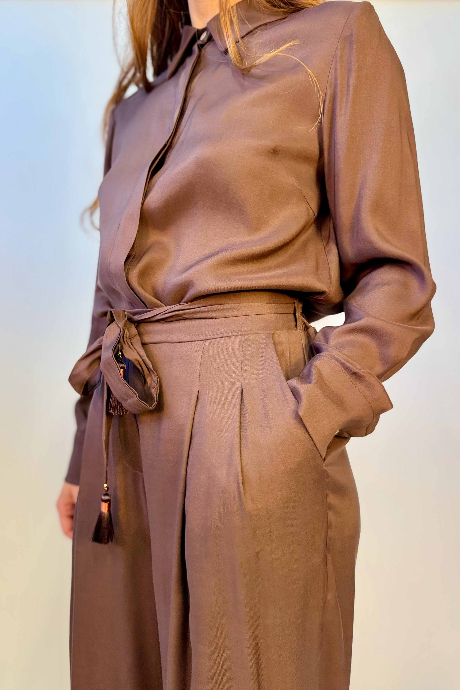 Pantalone Viscosa Tinta Unita