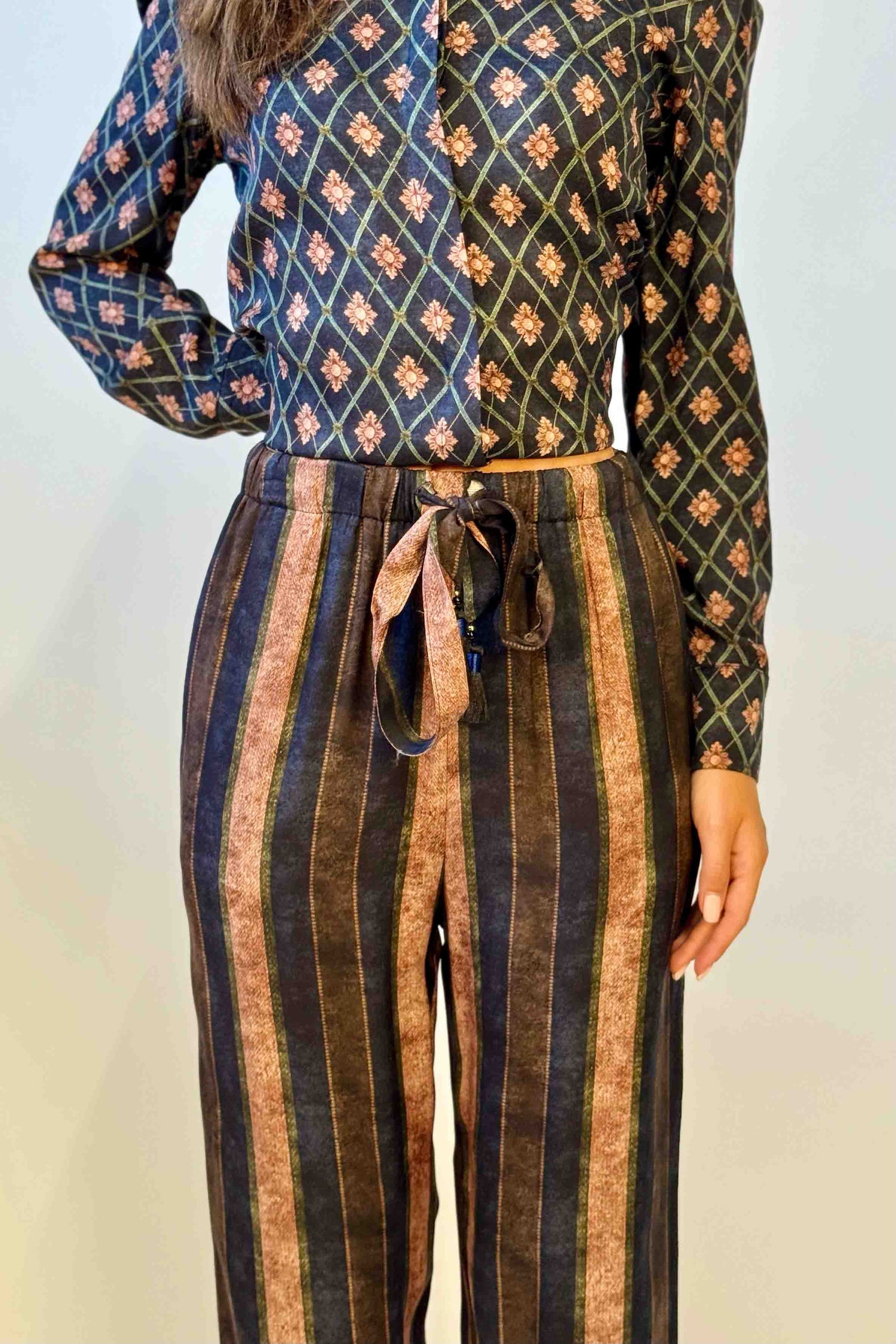 Pantalone Viscosa Righe