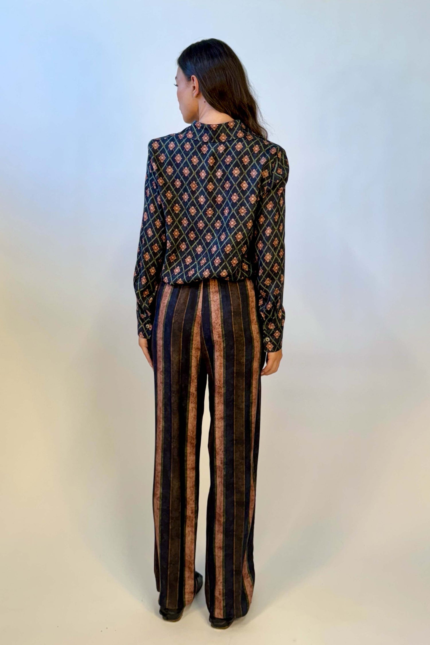 Pantalone Viscosa Righe