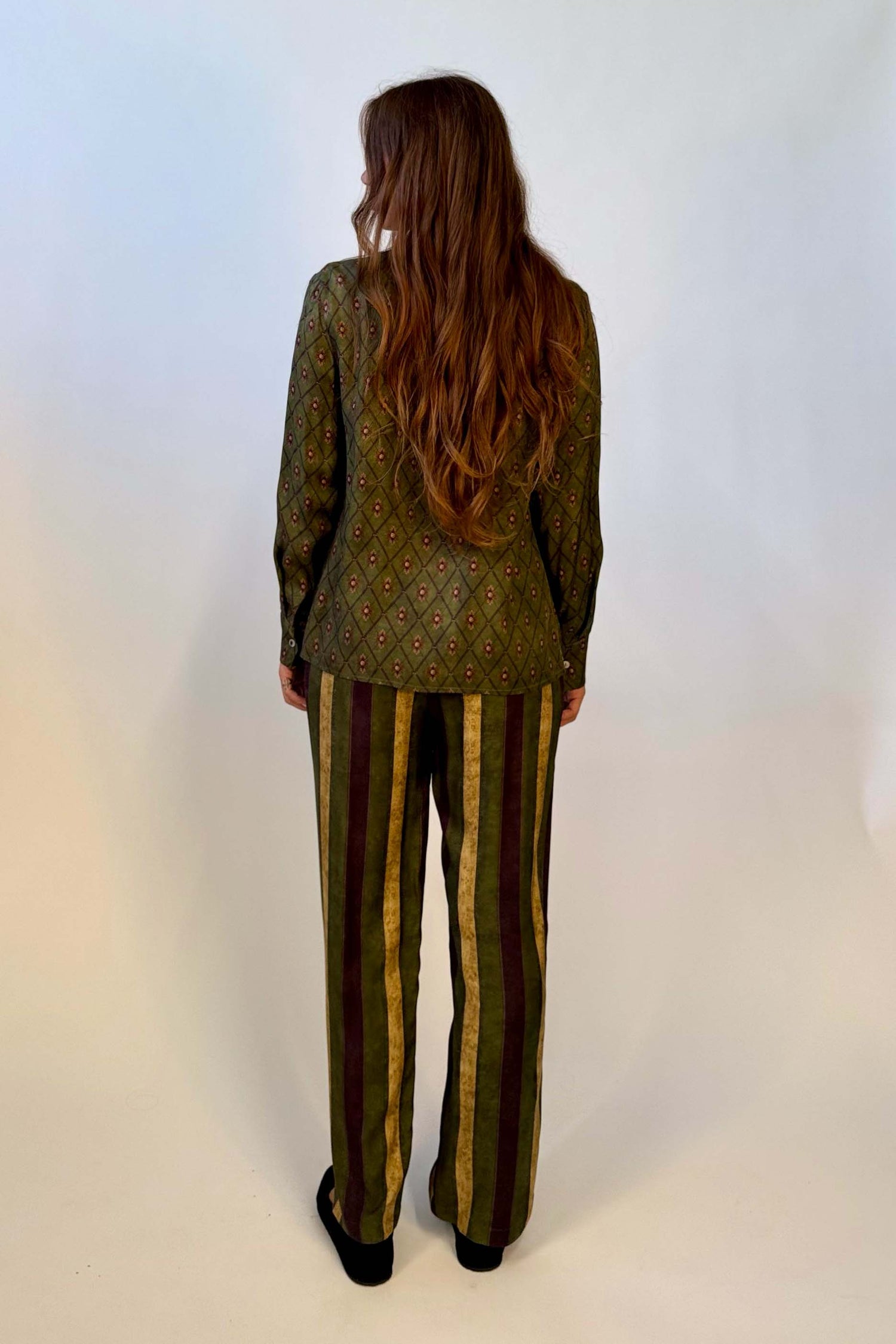 Pantalone Viscosa Righe