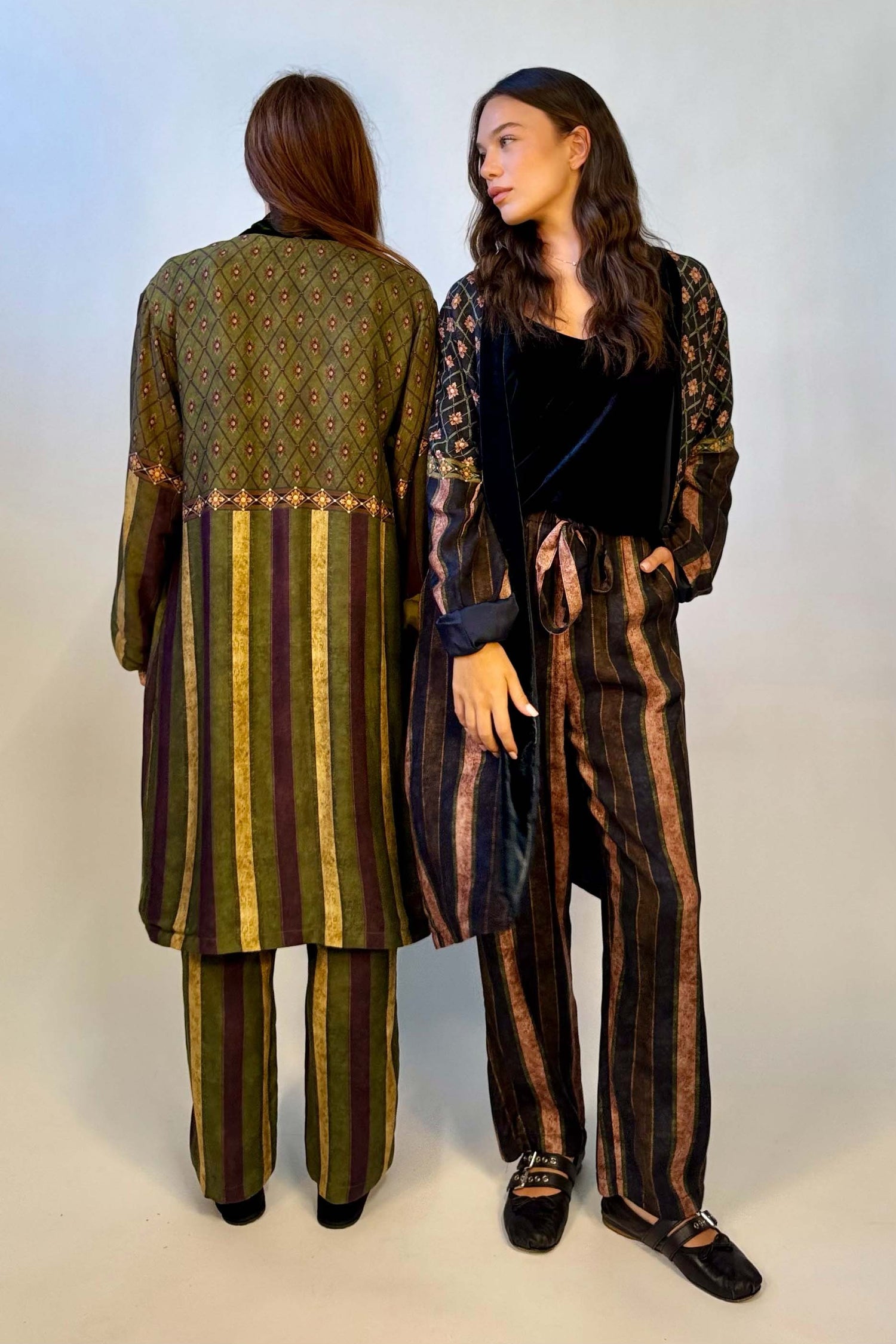 Kimono Bordato Velluto