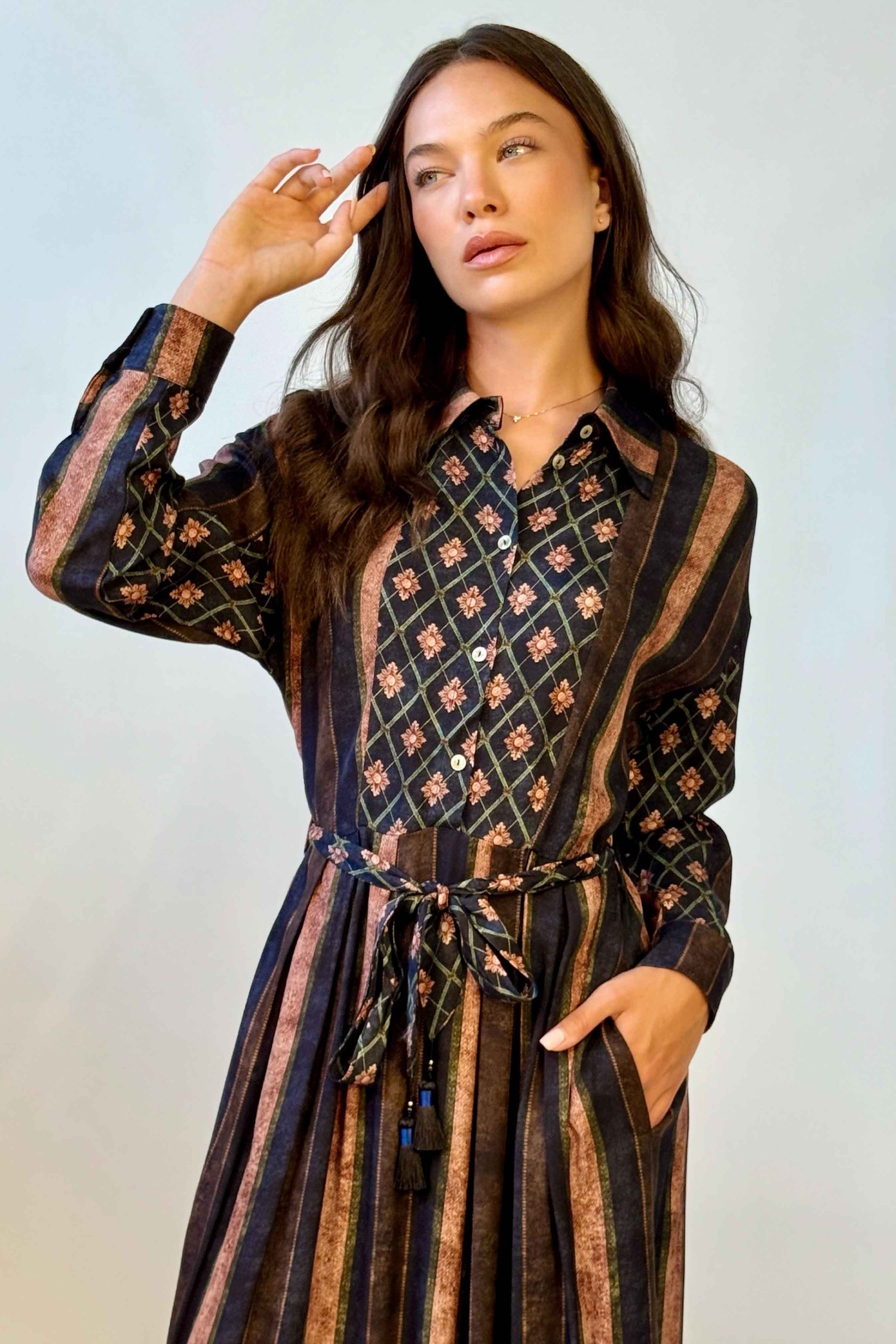 Abito Lungo Chemisier