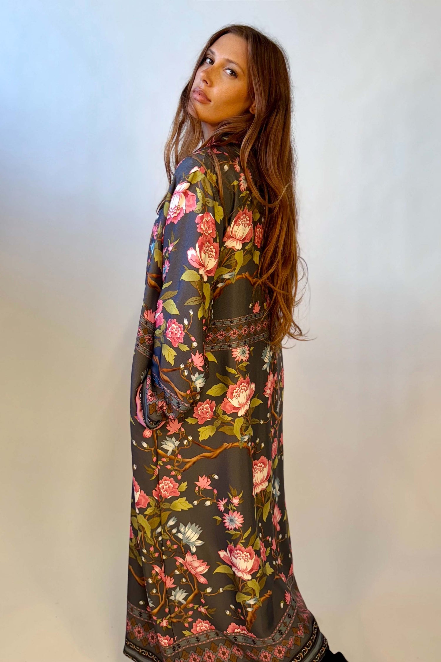 Kimono Viscosa Peonie