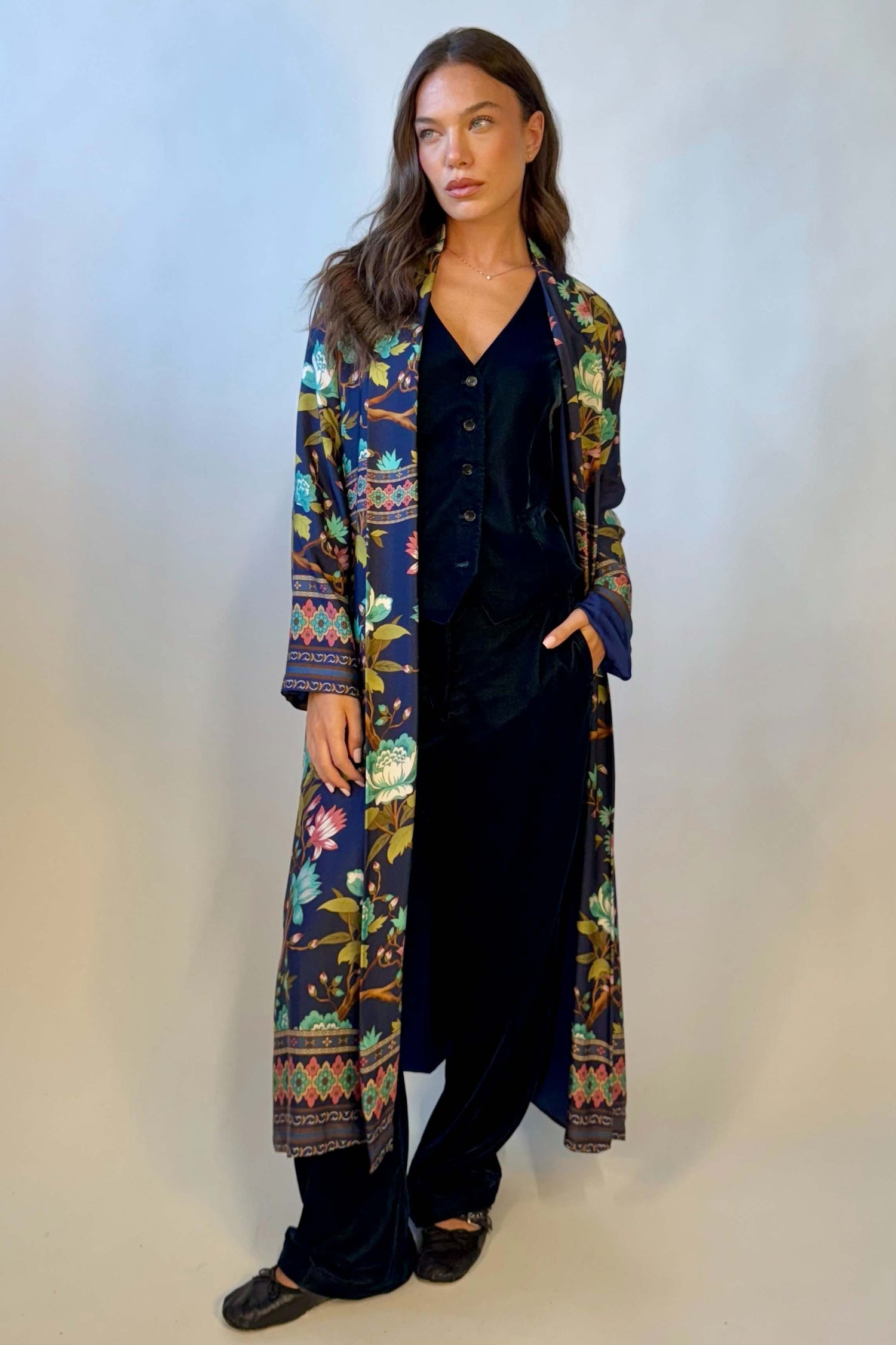 Kimono Viscosa Peonie