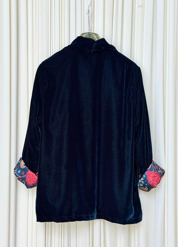 Giacca kimono velluto